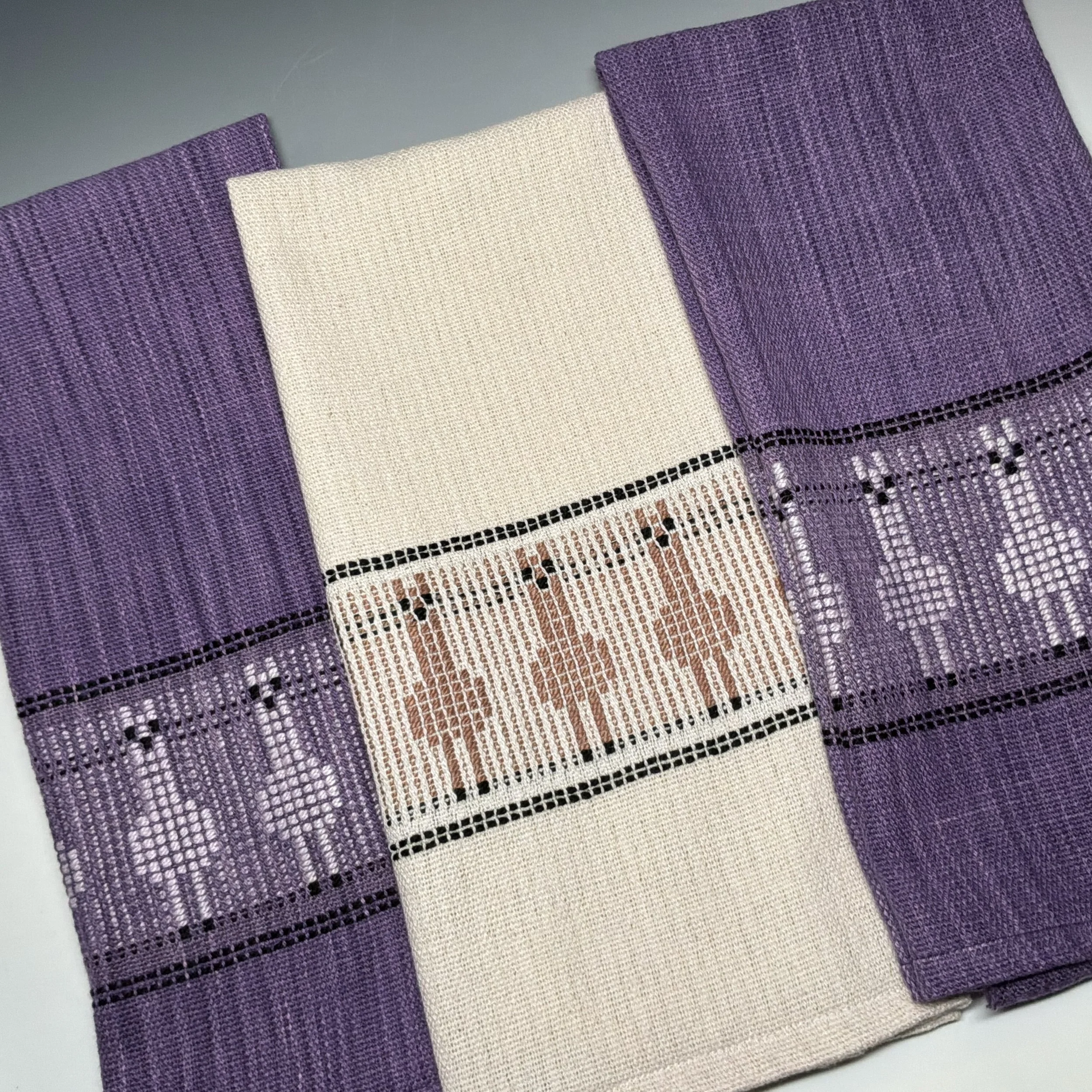Llamas or Alpacas Weaving Pattern (PDF)  for 8S Jack Loom (Summer & Winter)