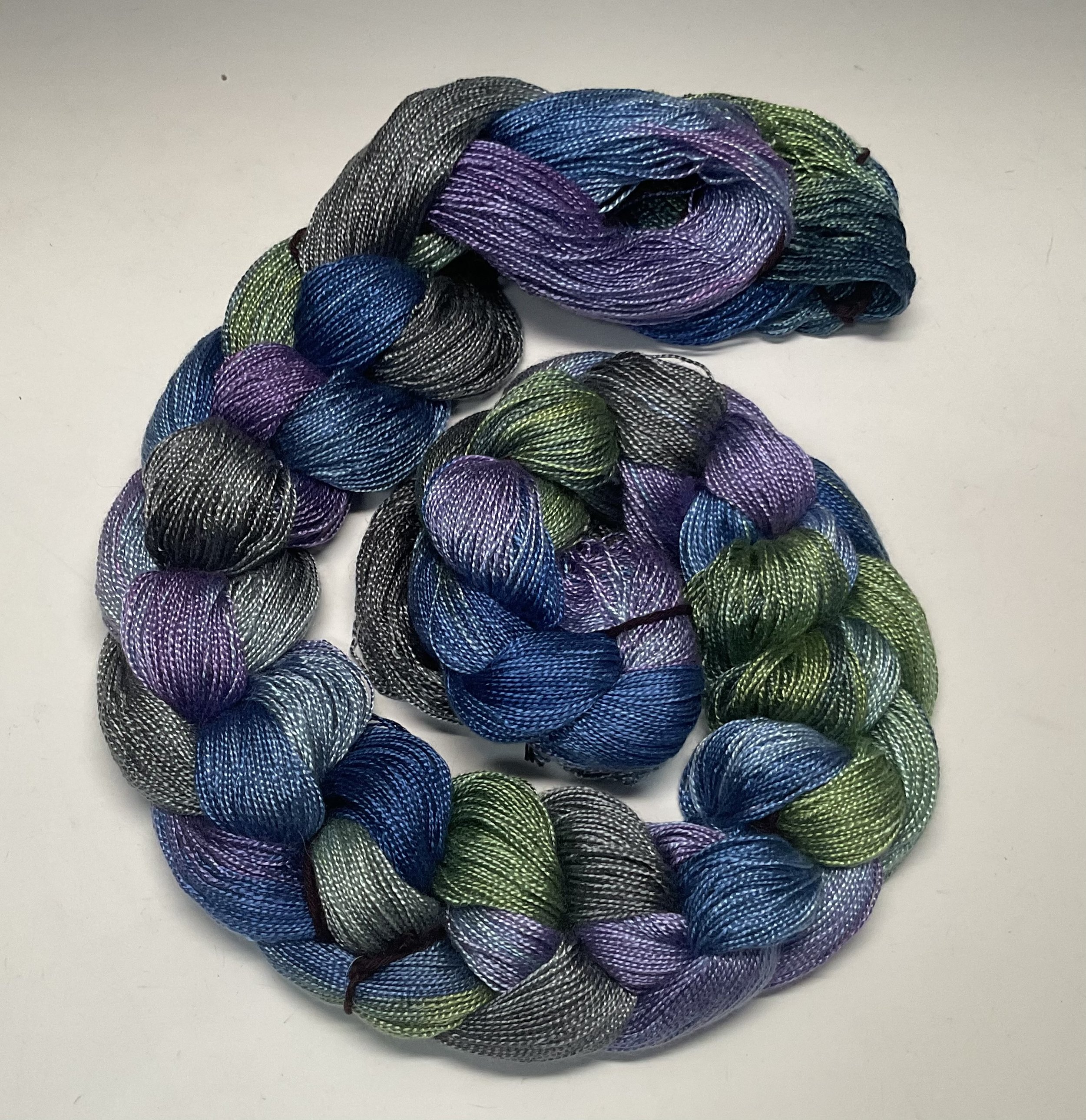 Hand Dyed Weaving Warp 4 1/2 yards