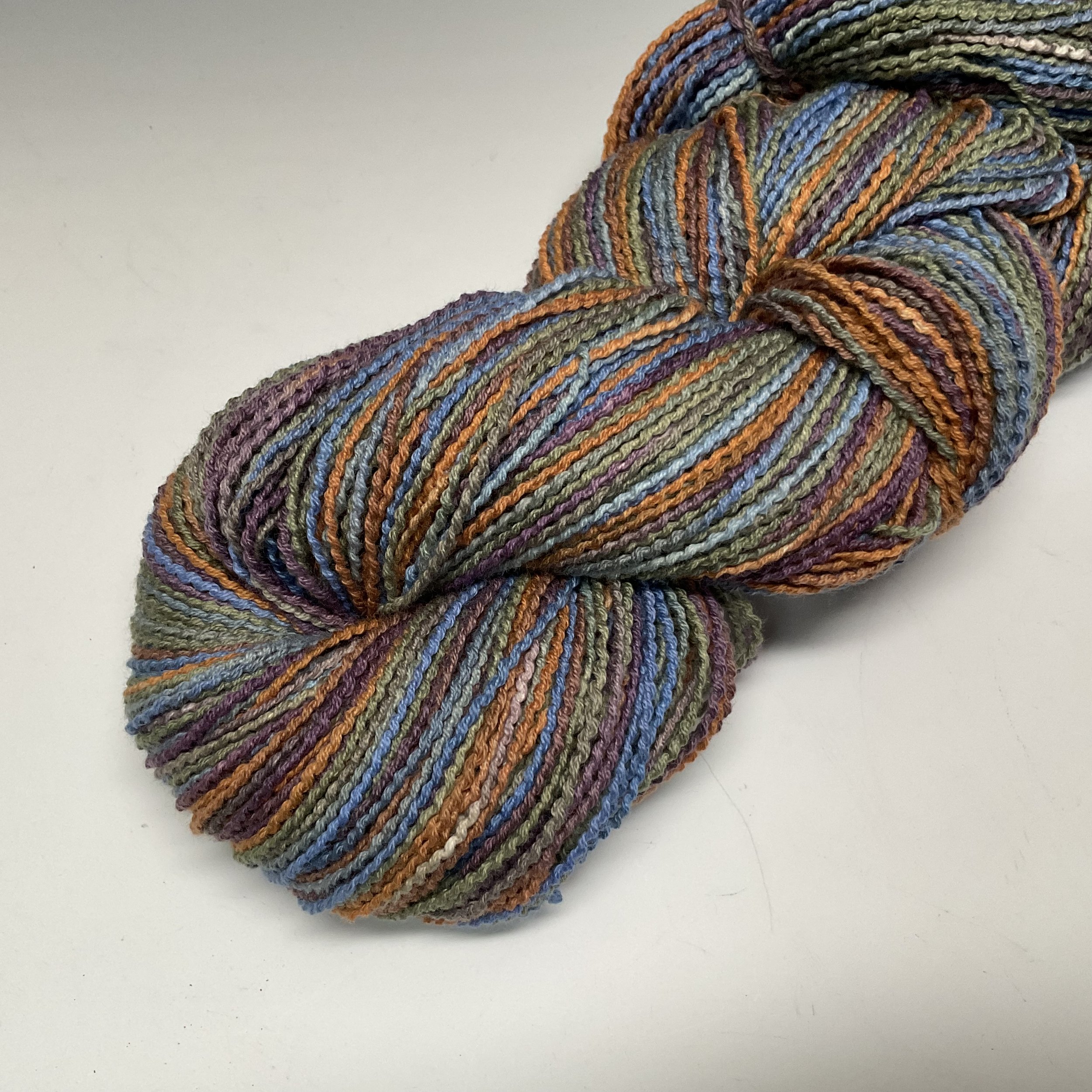 Cotton Ripple Yarn hand dyed yard