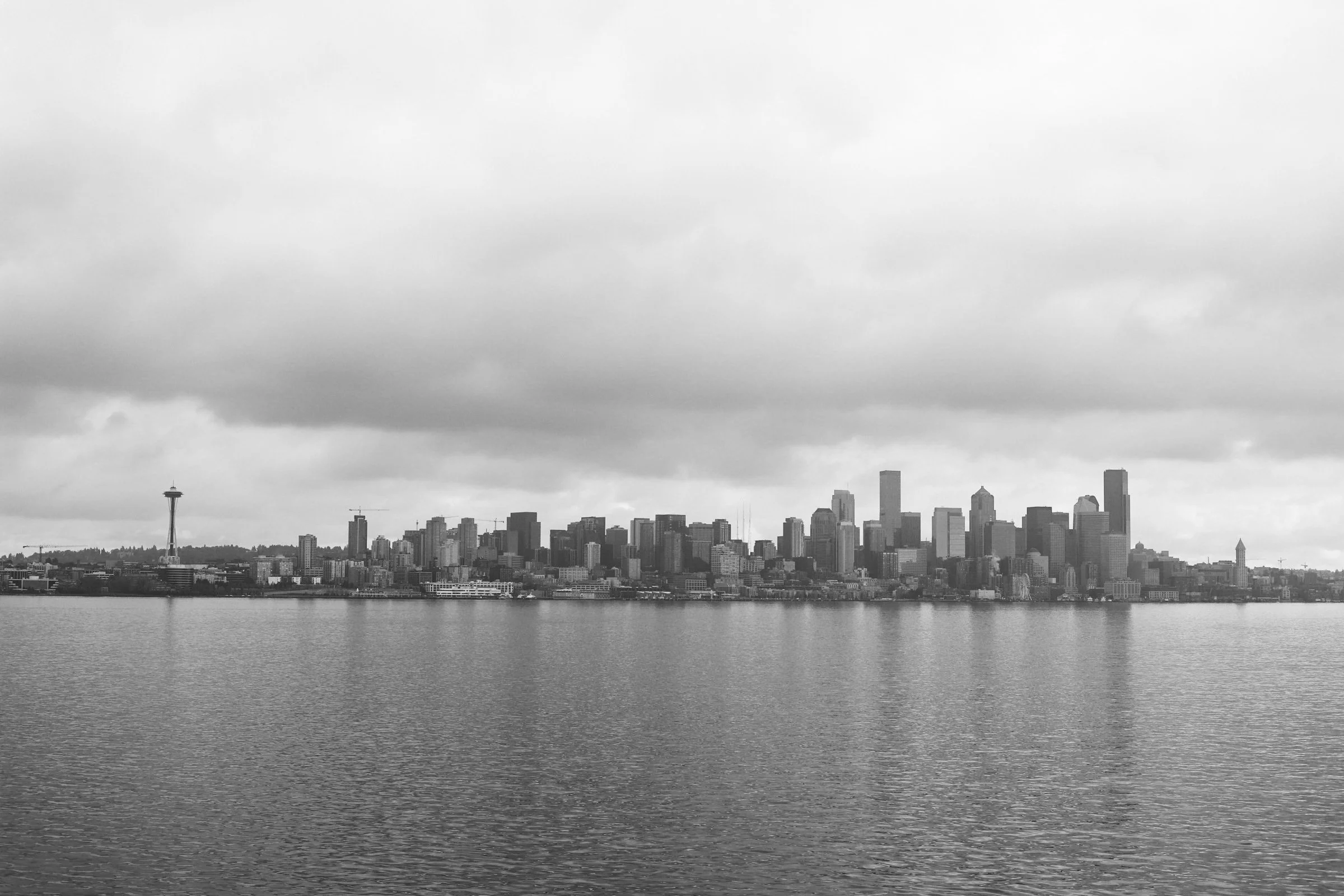 Seattle Skyline B&W.JPEG