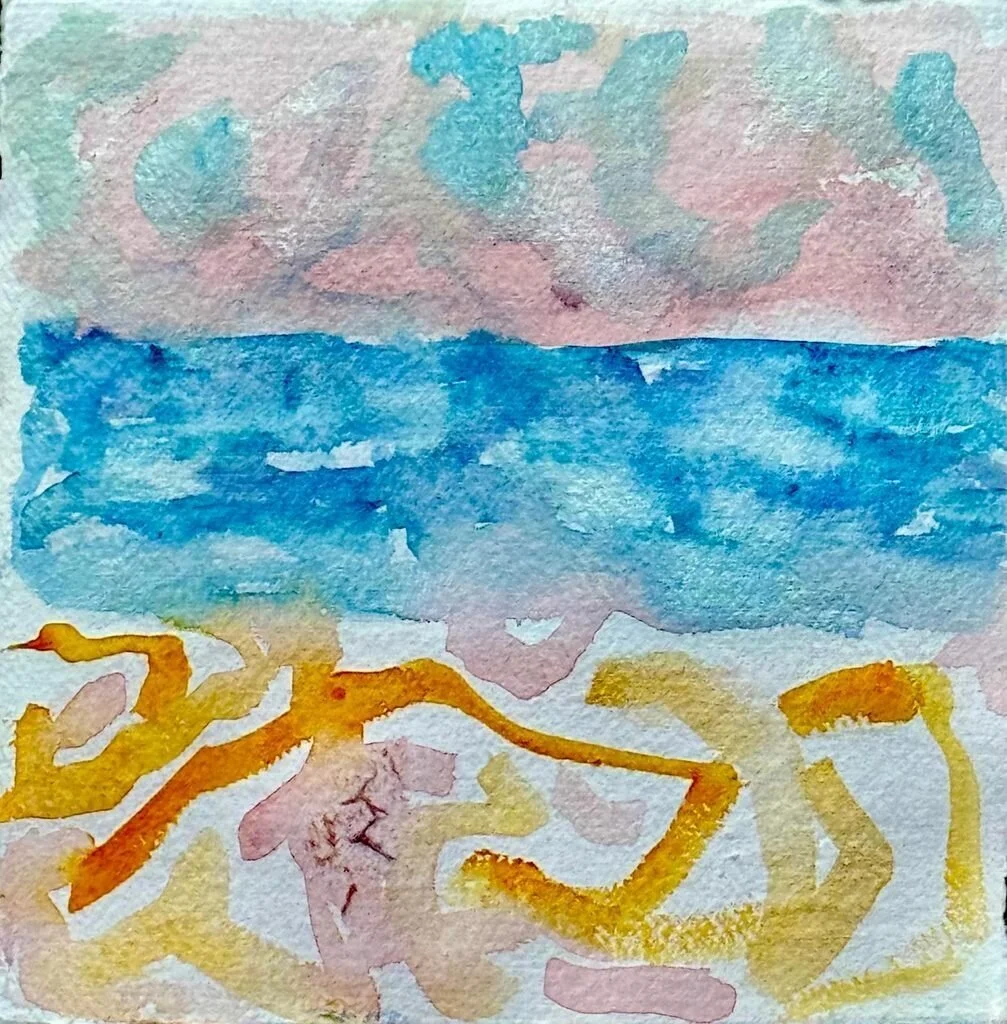 Title: The Iconic View Fifteen 
Date: 2023 
Medium: watercolor on watercolor paper 
Dimensions: 12 x 12 in 
Price: $520 