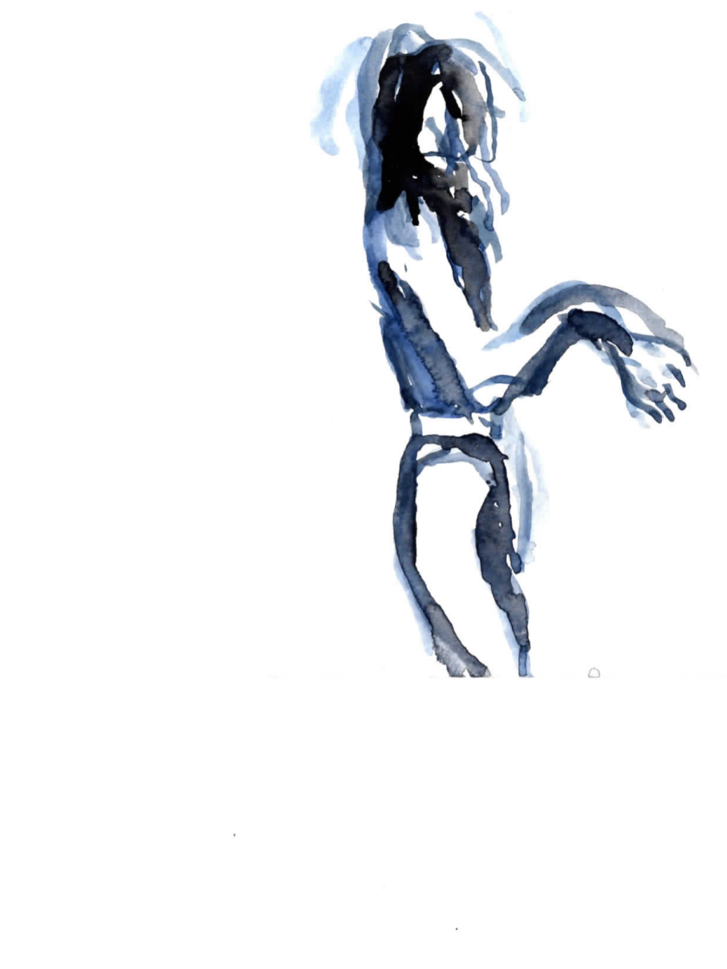 Title: 23 February Paris, France 
Date: 2023 
Medium: watercolor on watercolor paper 
Dimensions: 10 x 8 in framed 