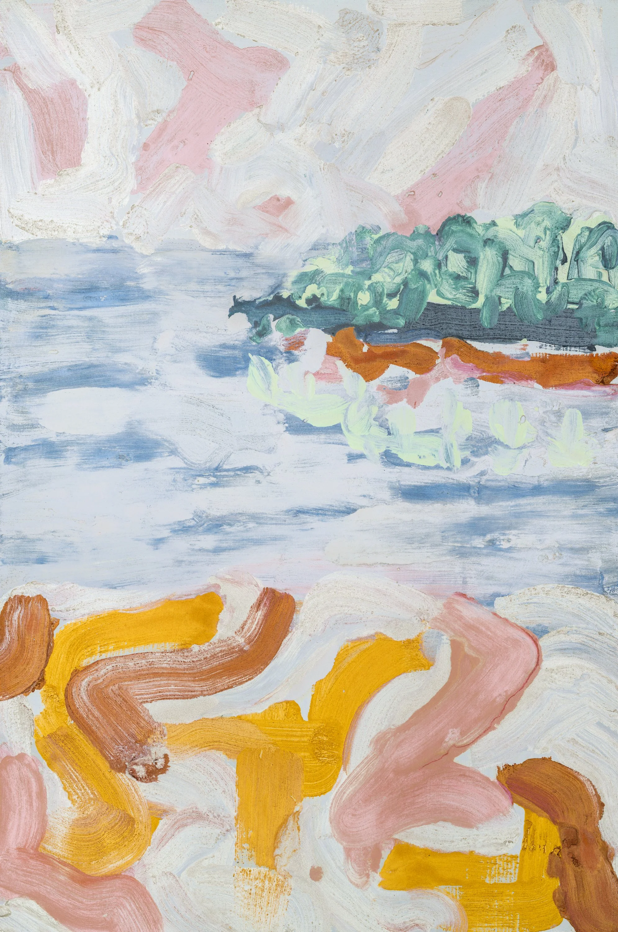 Title: Stillness Four 
Date: 2023 
Medium: oil on Belgium linen canvas 
Dimensions: 24 x 36 x 1.5 in 