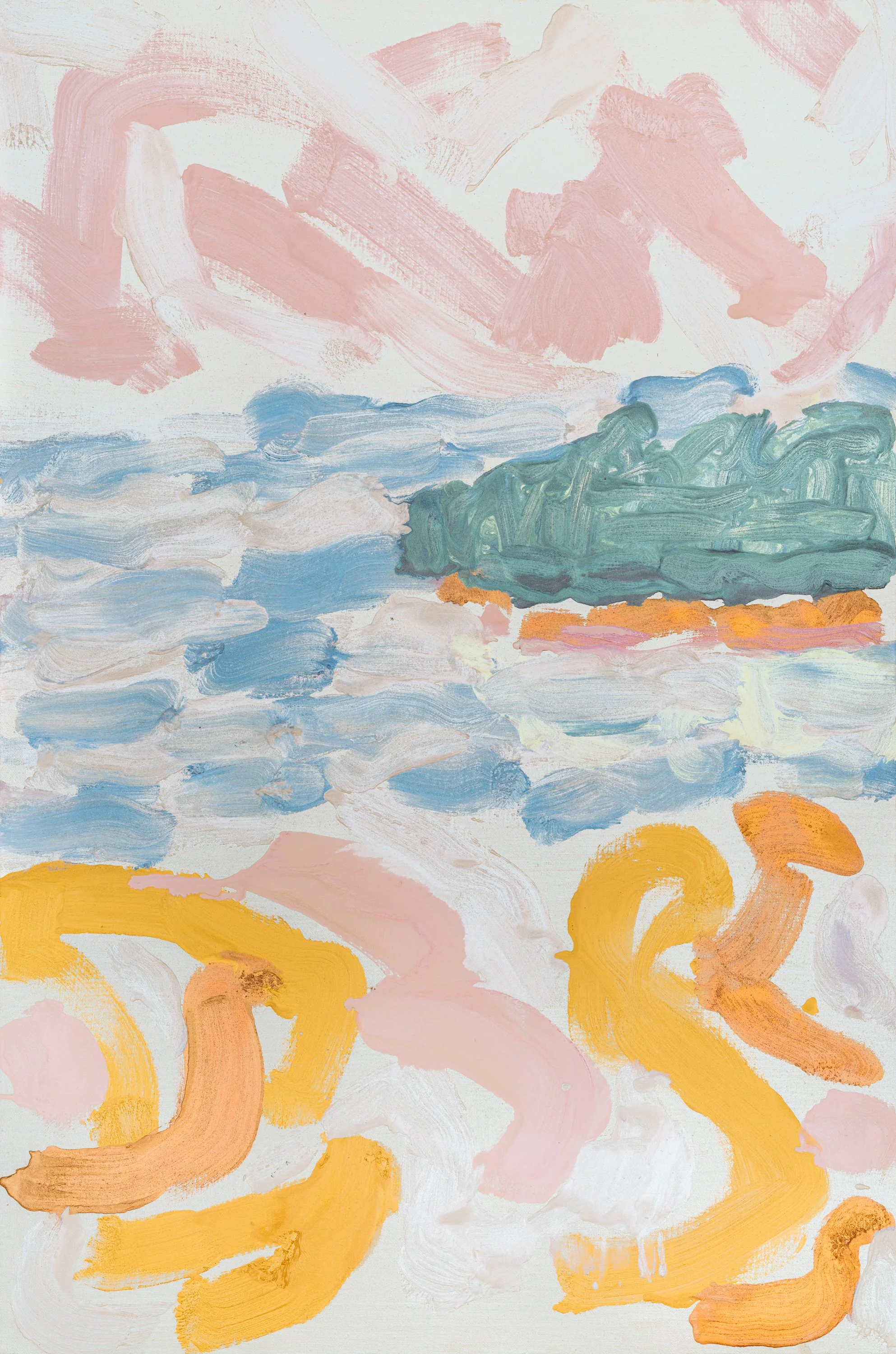 Title: Stillness Two 
Date: 2023 
Medium: oil on Belgium linen canvas 
Dimensions: 24 x 36 x 1.5 in 