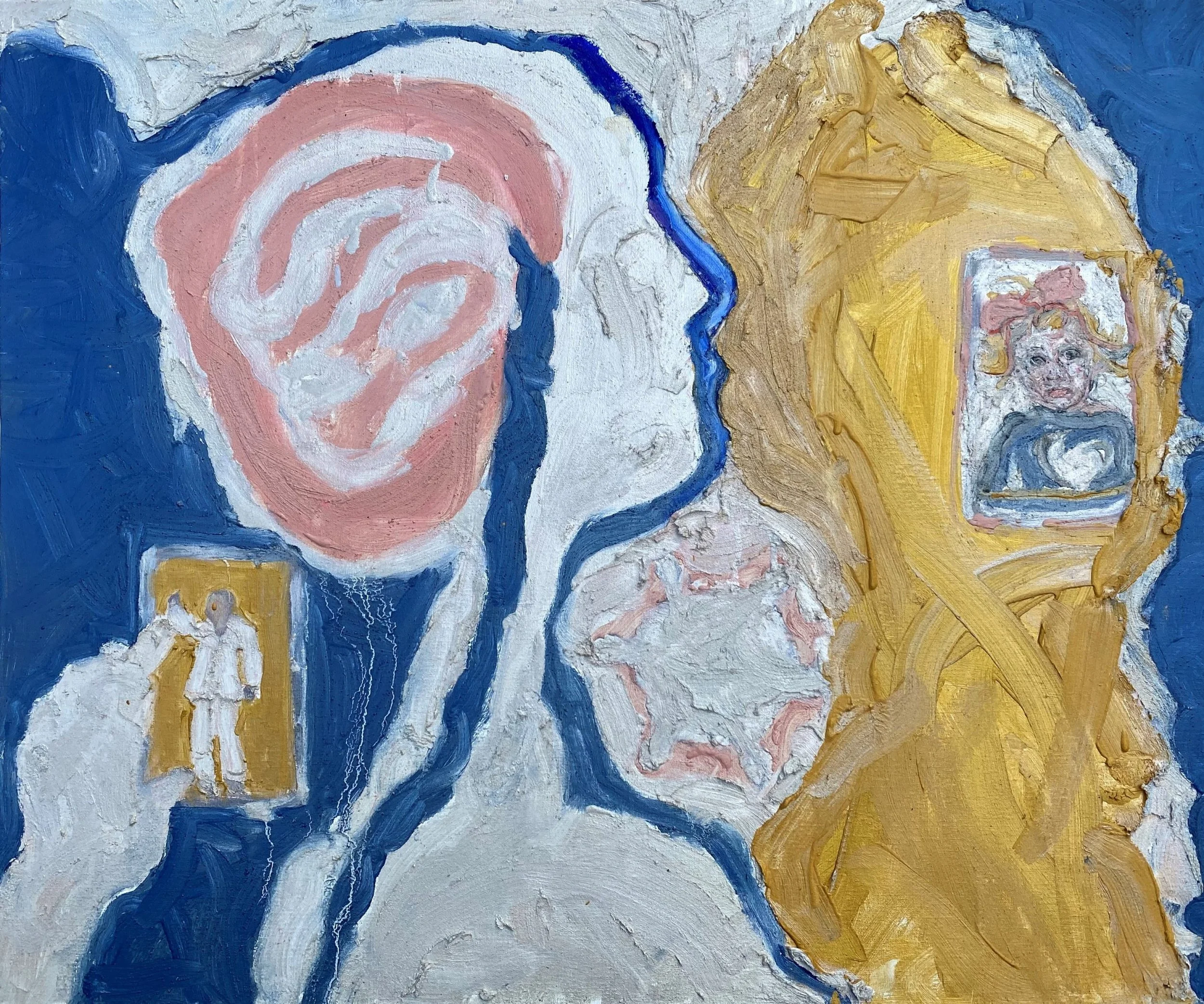 Title: Leave All Worries Behind You 
Date: 2021 
Medium: oil on Belgium linen canvas 
Dimensions: 36 x 30 x 1 in 