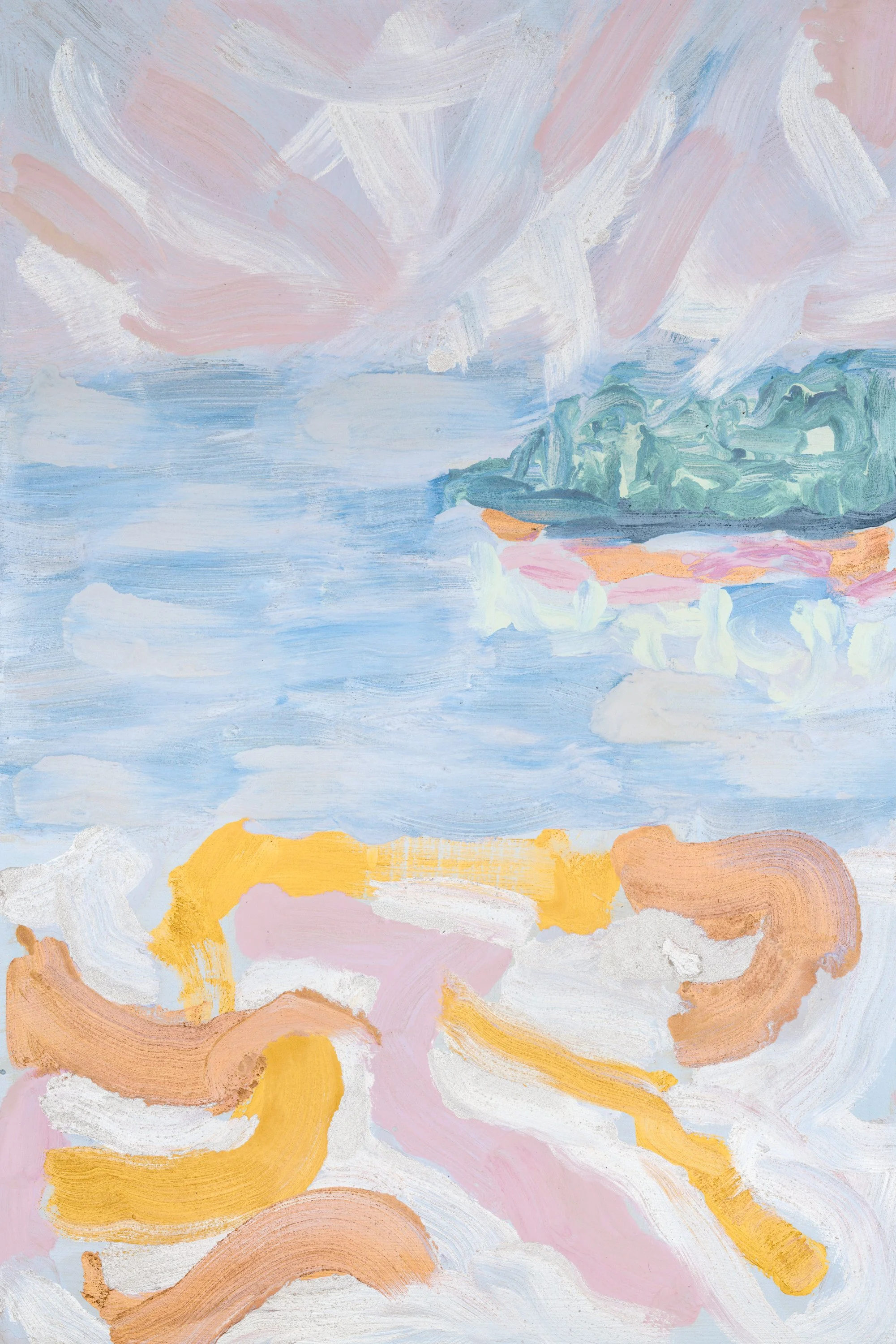 Title: Stillness Three 
Date: 2023 
Medium: oil on Belgium linen canvas 
Dimensions: 24 x 36 x 1.5 in 