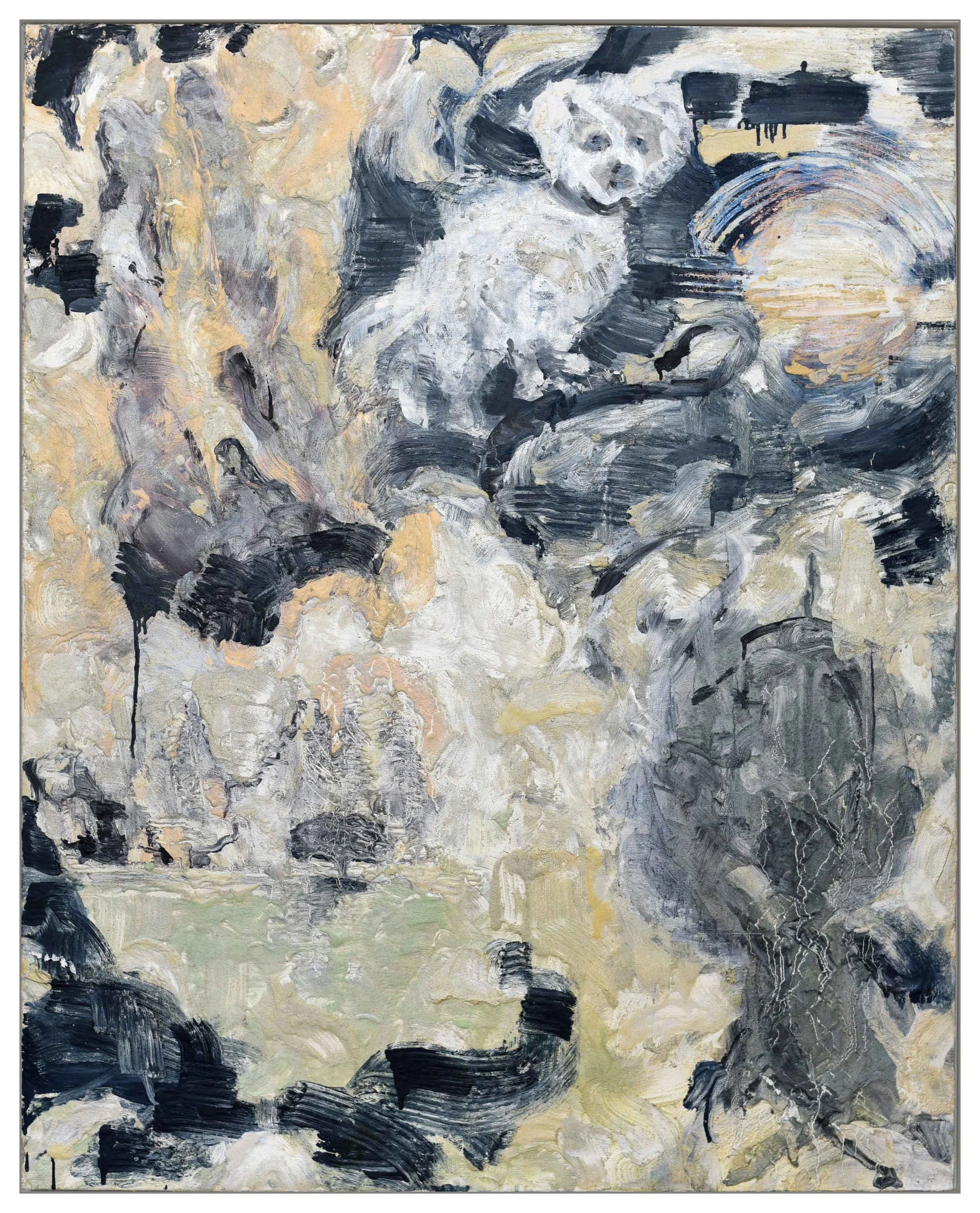 Title: Little Darling 
Date: 2018 
Medium: oil on Belgium linen canvas 
Dimensions: 3 x 4 ft x 1.25 in 