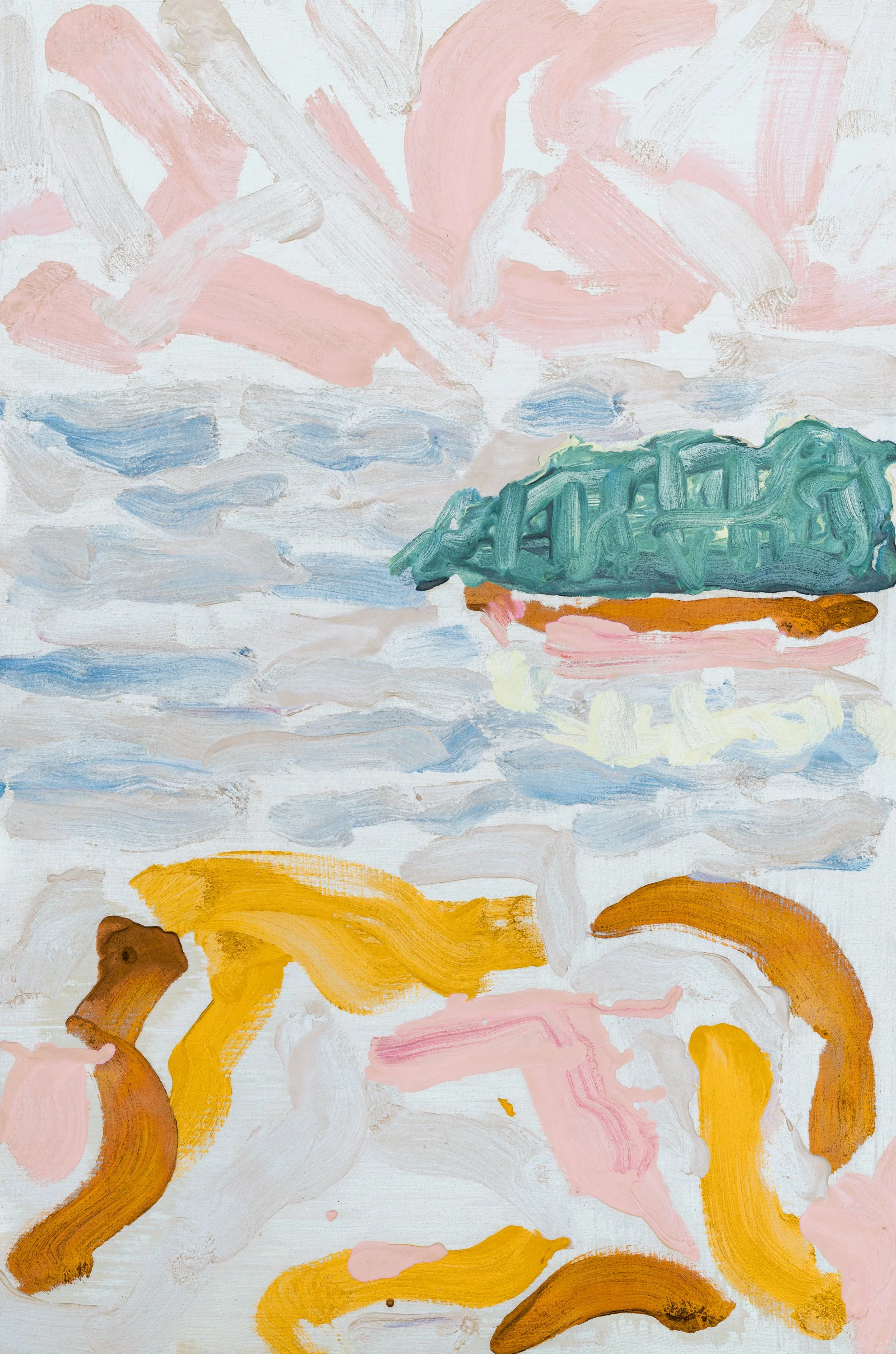 Title: Stillness One 
Date: 2023 
Medium: oil on Belgium linen canvas 
Dimensions: 24 x 36 x 1.5 in 