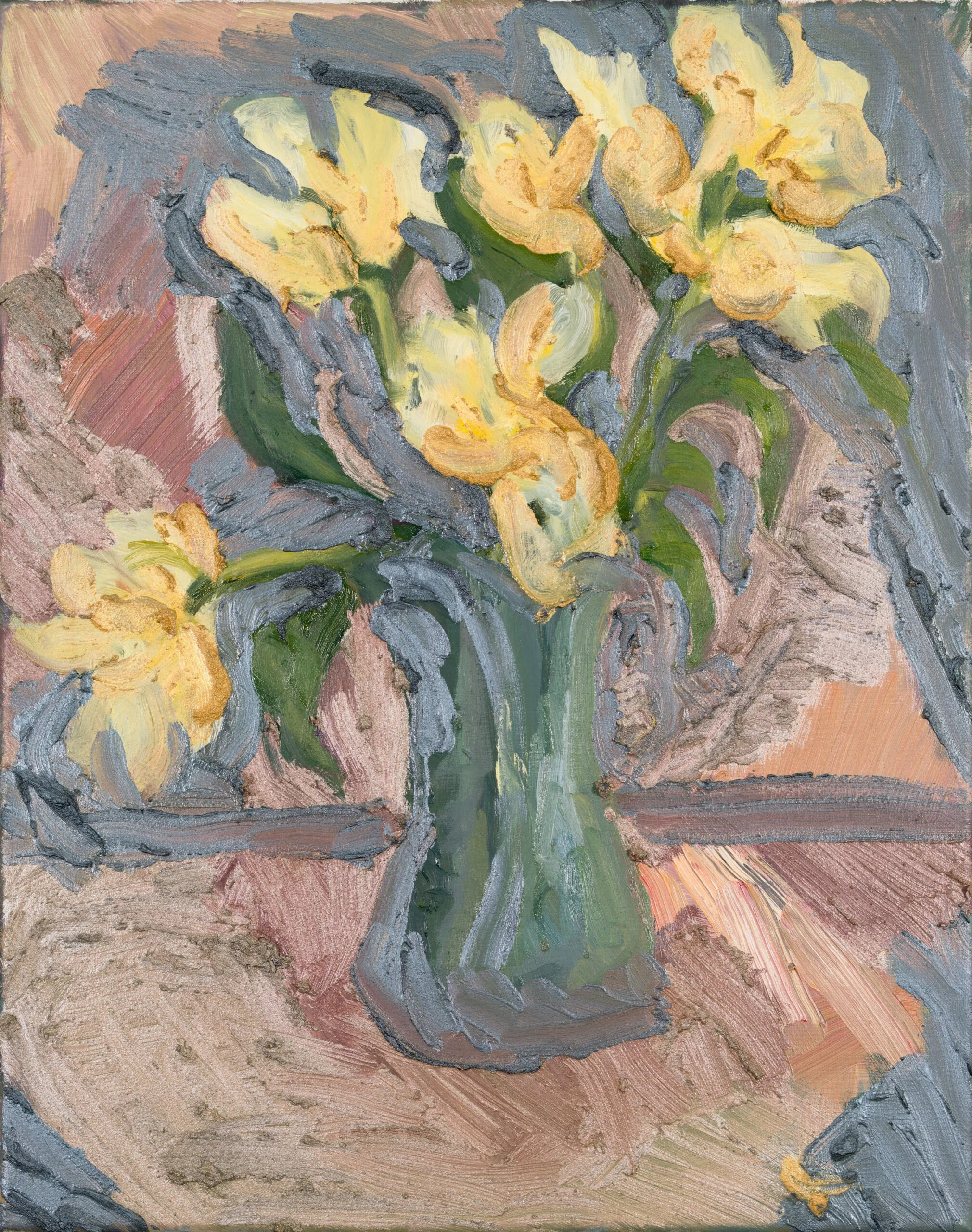 Title: Painted with Love 
Date: 2021 
Medium: oil on Belgium linen canvas 
Dimensions: 20 x 16 x 2 in 