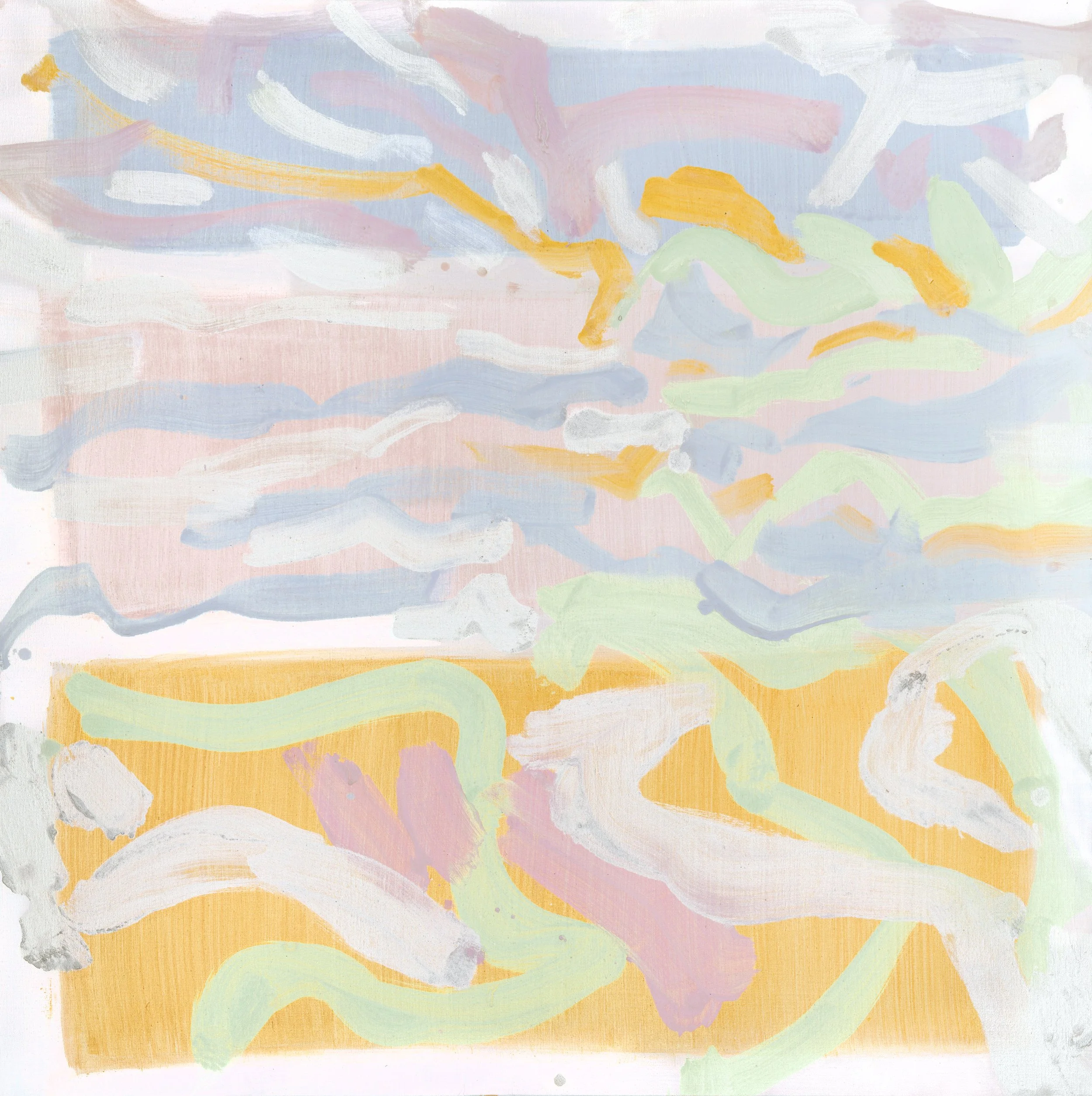 Title: Into The Sun Two 
Date: 2023 
Medium: oil on Belgium linen canvas 
Dimensions: 36 x 36 x 2 in 