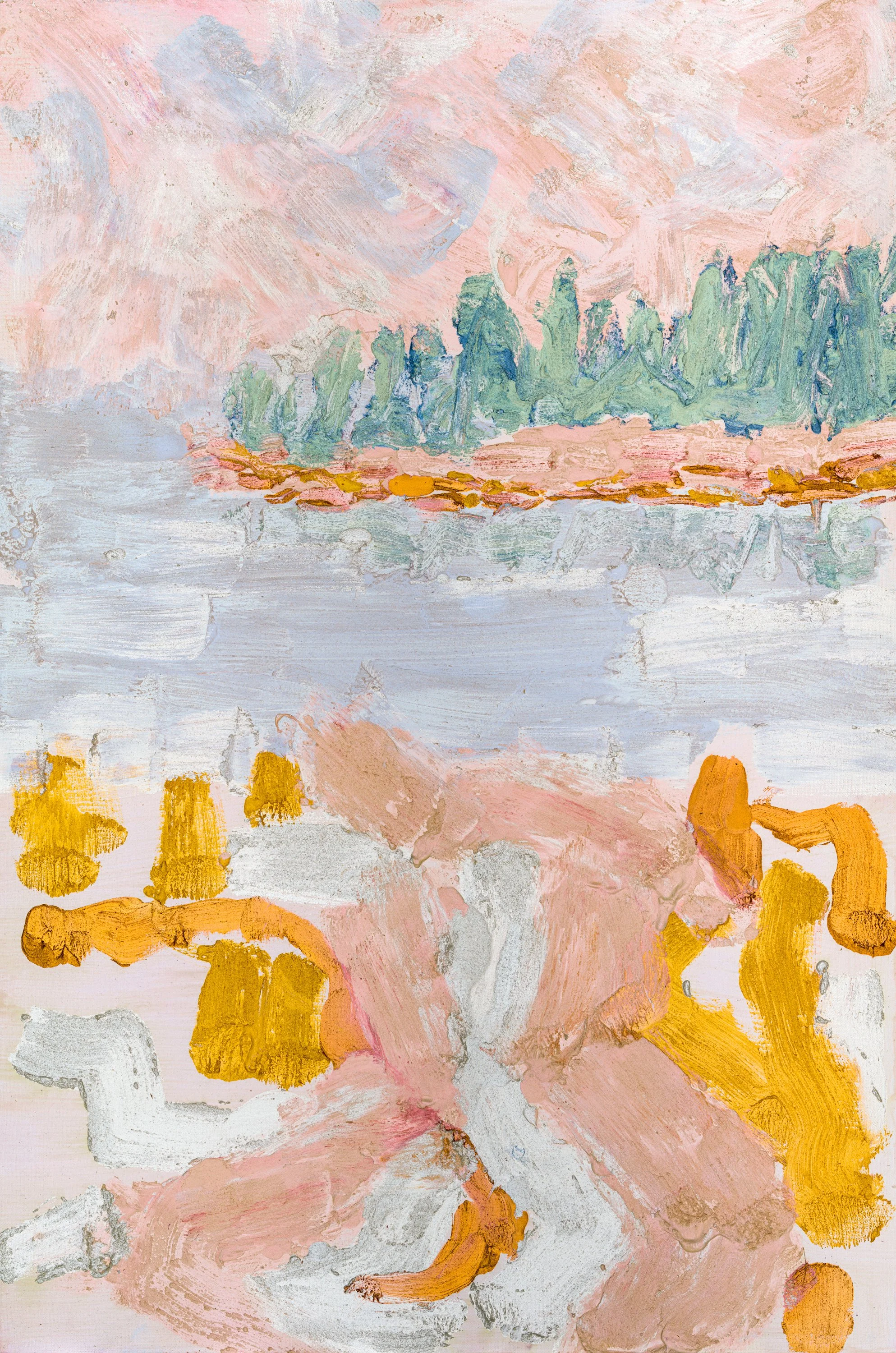 Title: Figma One 
Date: 2023 
Medium: oil on Belgium linen canvas 
Dimensions: 24 x 36 x 1.5 in 