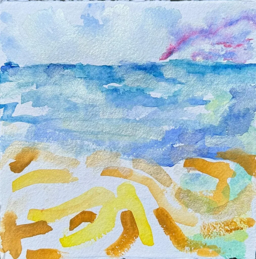 Title: The Iconic View Seventeen 
Date: 2023 
Medium: watercolor on watercolor paper 
Dimensions: 12 x 12 in 
Price: $520 