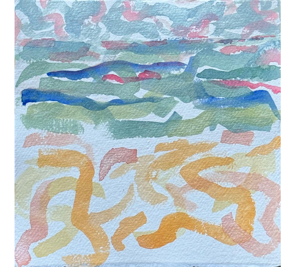 Title: The Iconic View Thirteen 
Date: 2023 
Medium: watercolor on watercolor paper 
Dimensions: 12 x 12 in 