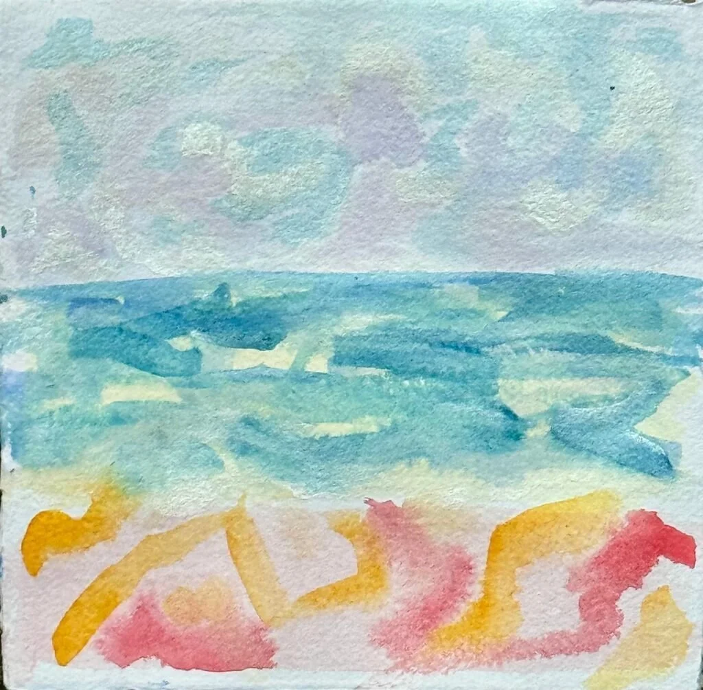 Title: The Iconic View Sixteen 
Date: 2023 
Medium: watercolor on watercolor paper 
Dimensions: 12 x 12 in 
Price: $520 