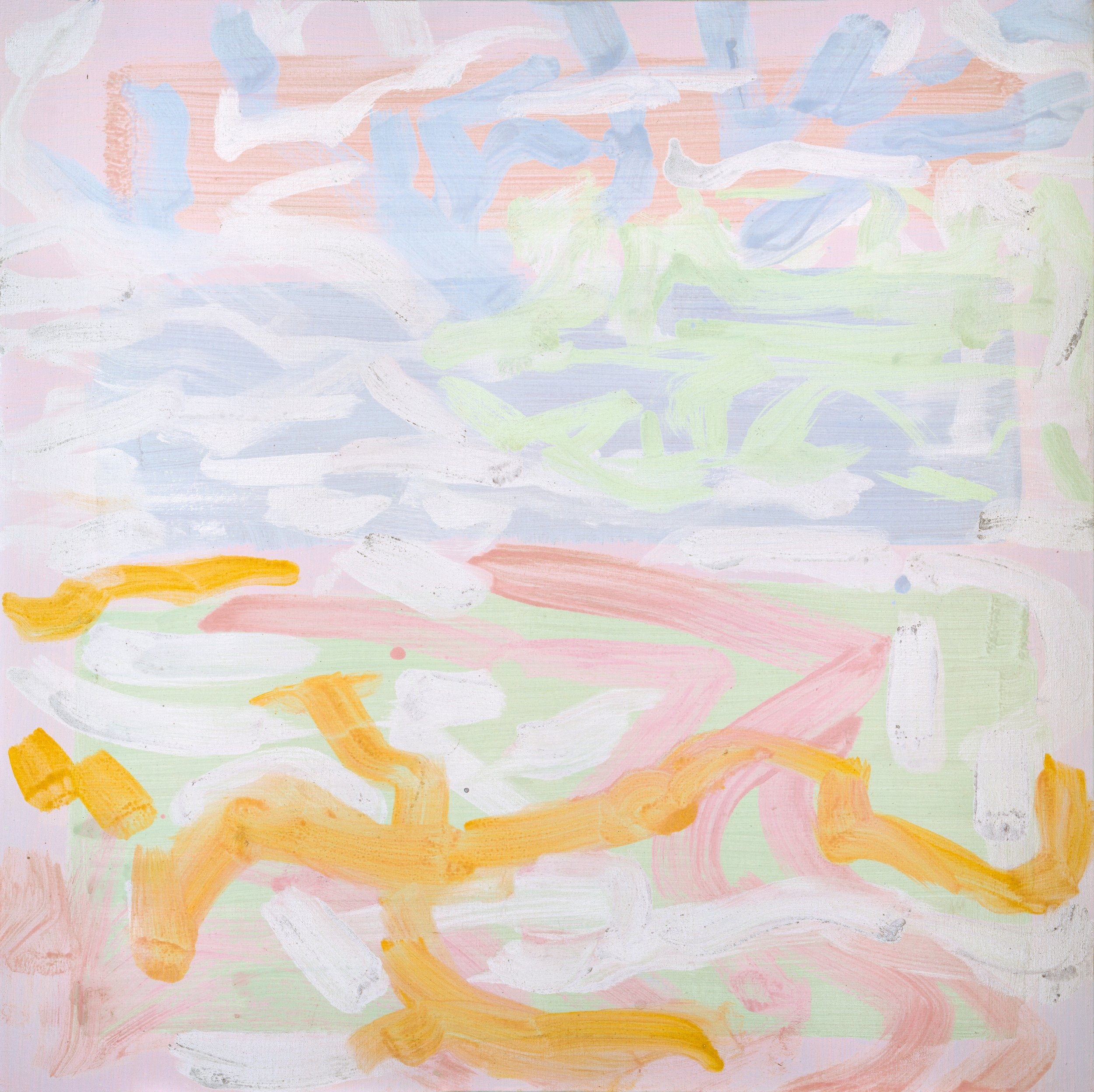 Title: Into The Sun One 
Date: 2023 
Medium: oil on Belgium linen canvas 
Dimensions: 36 x 36 x 2 in 