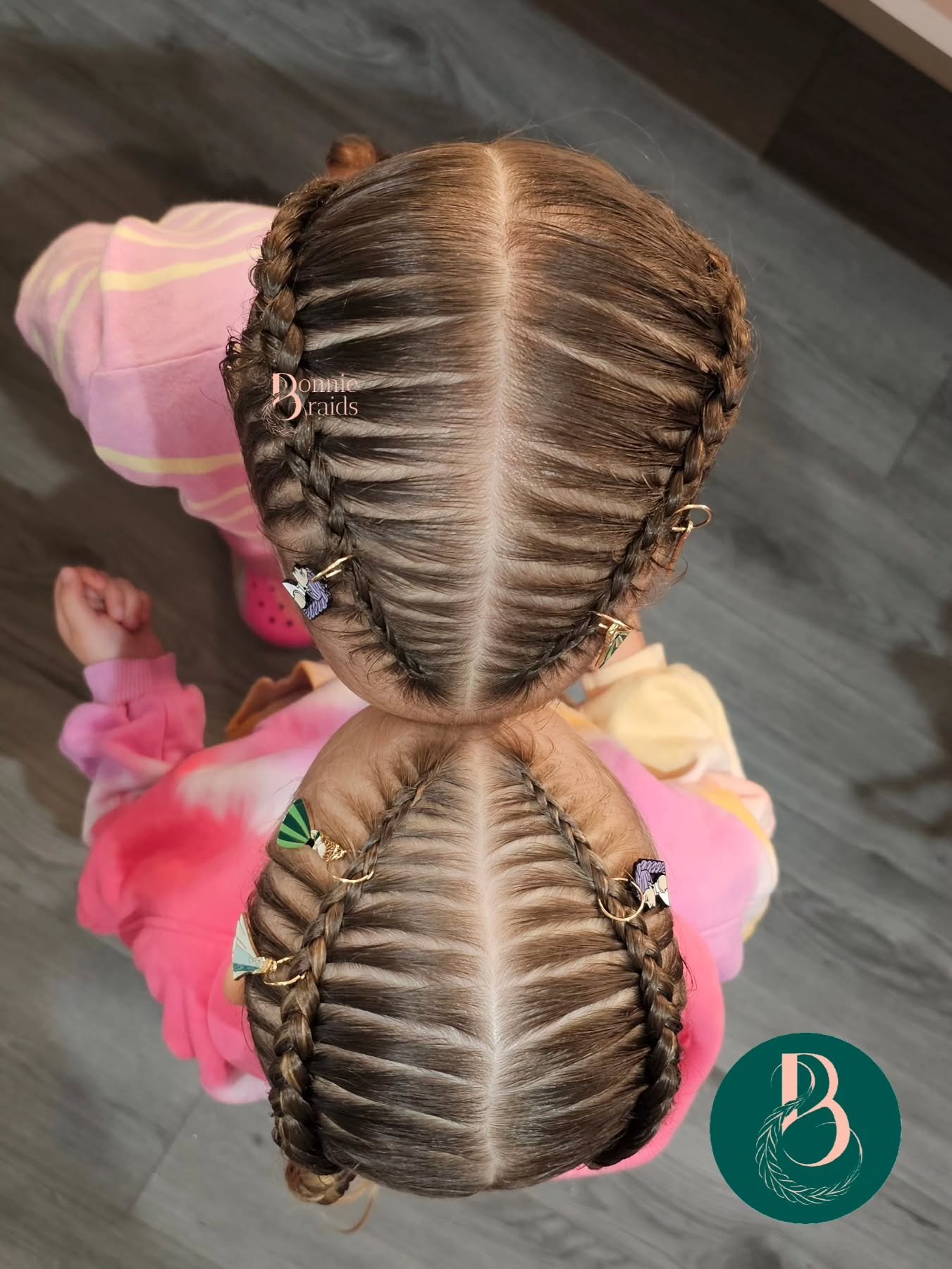 2x 3 year olds with Double Dutch Braids and Hair Charms 😍✨️

@shaba_awards #BestBraidStylist #SHABA2026