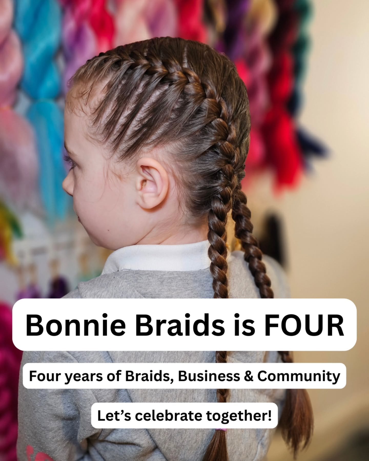 BONNIE BRAIDS IS 4 YEARS OLD! 

Four years of braids, business, learning and the most wonderful community ❤️

To celebrate, I'm giving YOU 20% OFF ALL my Digital Braiding Courses!

Whether you've always wanted to master a Dutch braid, finally get to 