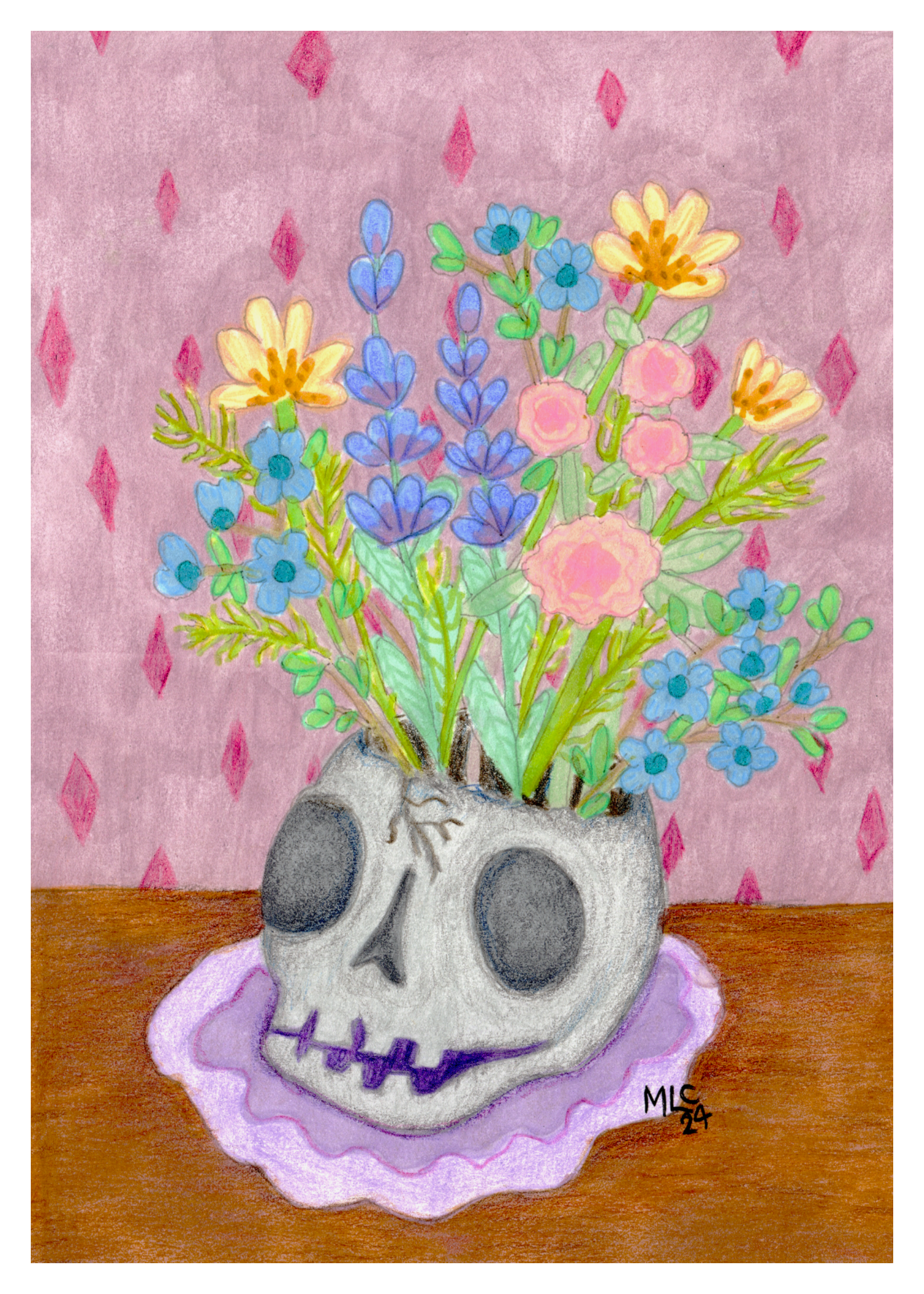 Dead Cheerful Art Print
