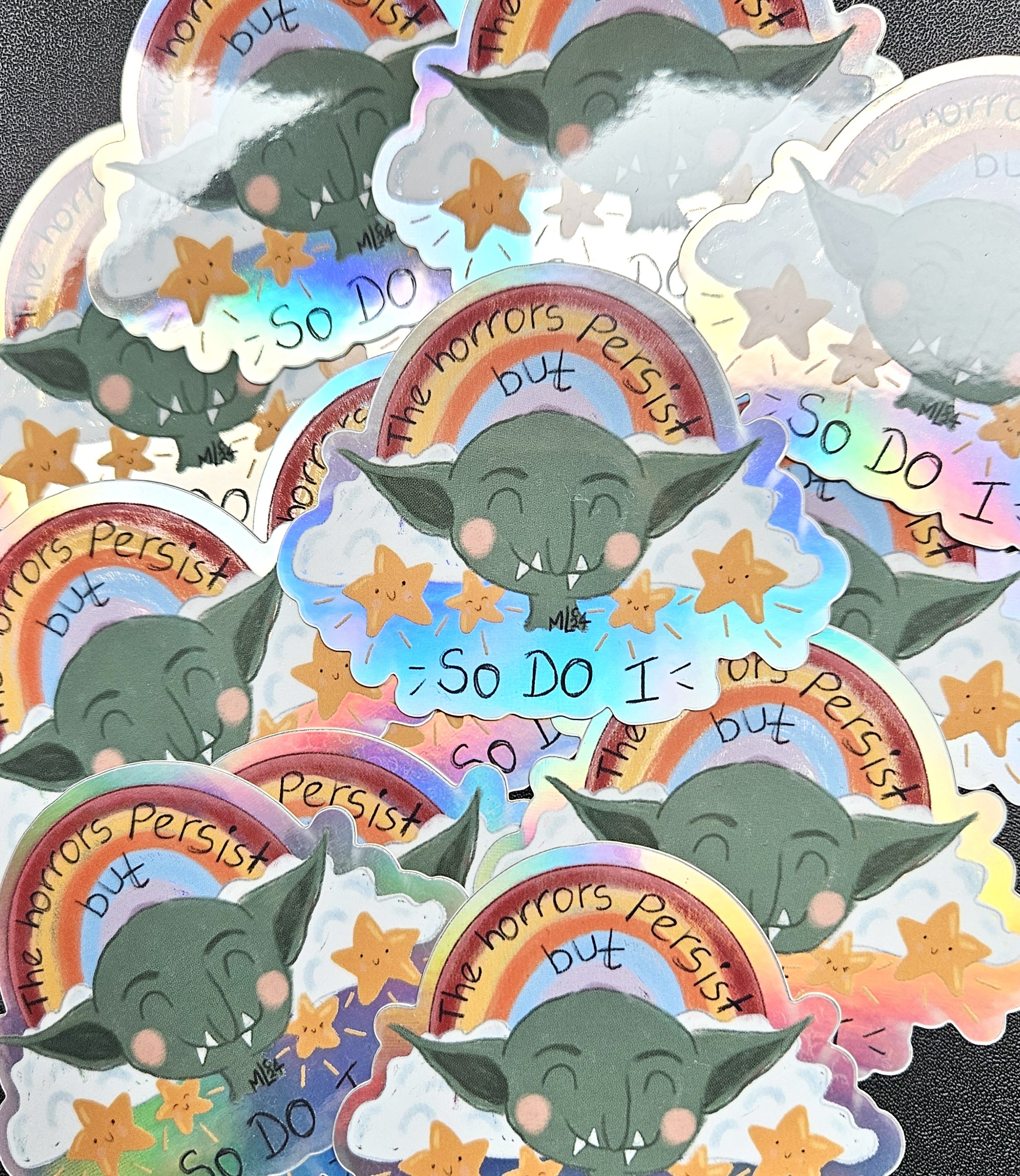 The Horrors Persist Sticker