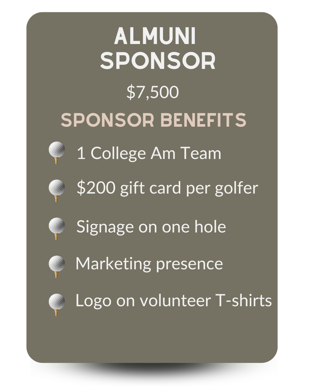 Alumni Sponsor