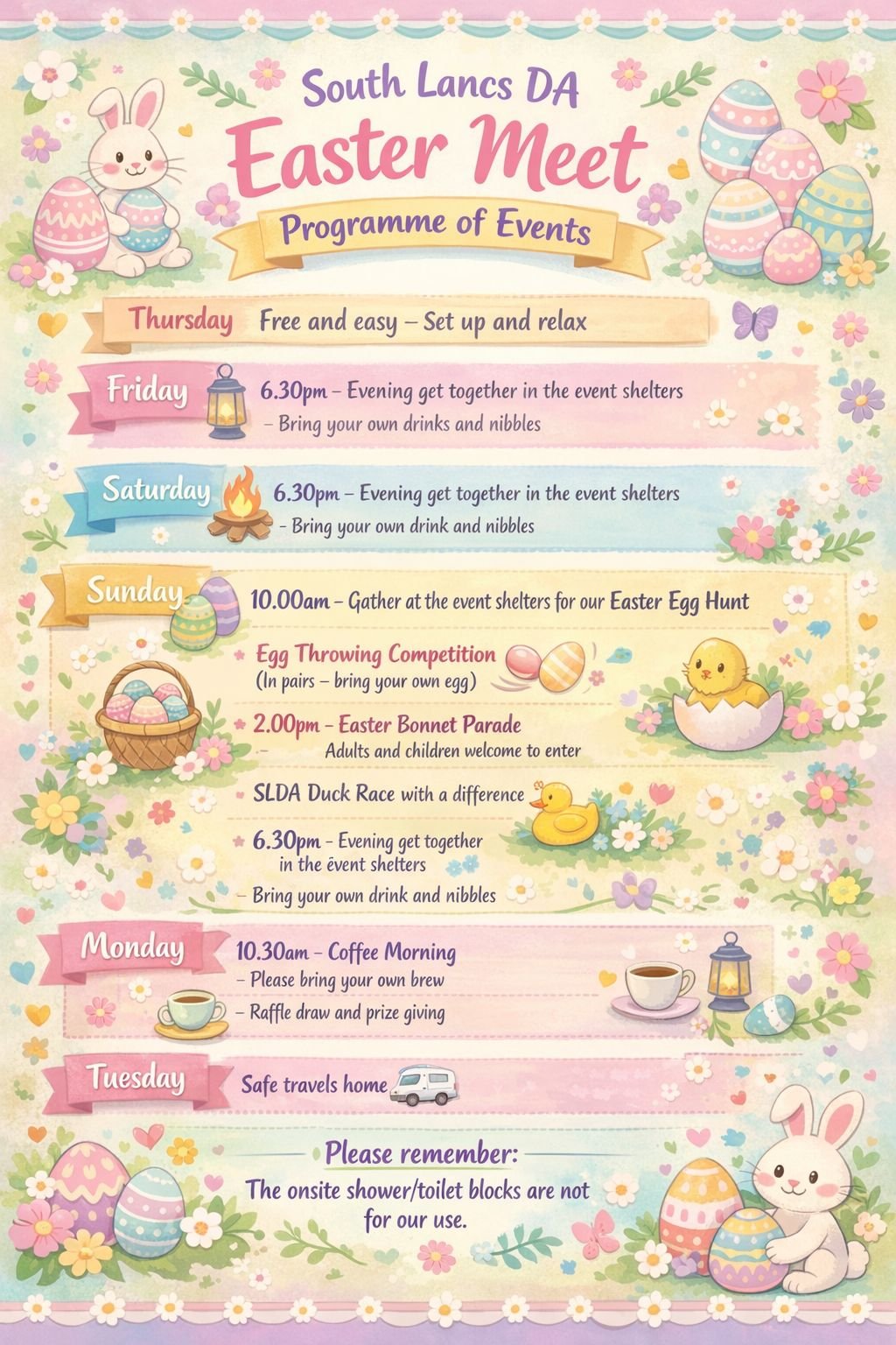 Bay View Holiday Park Easter event.