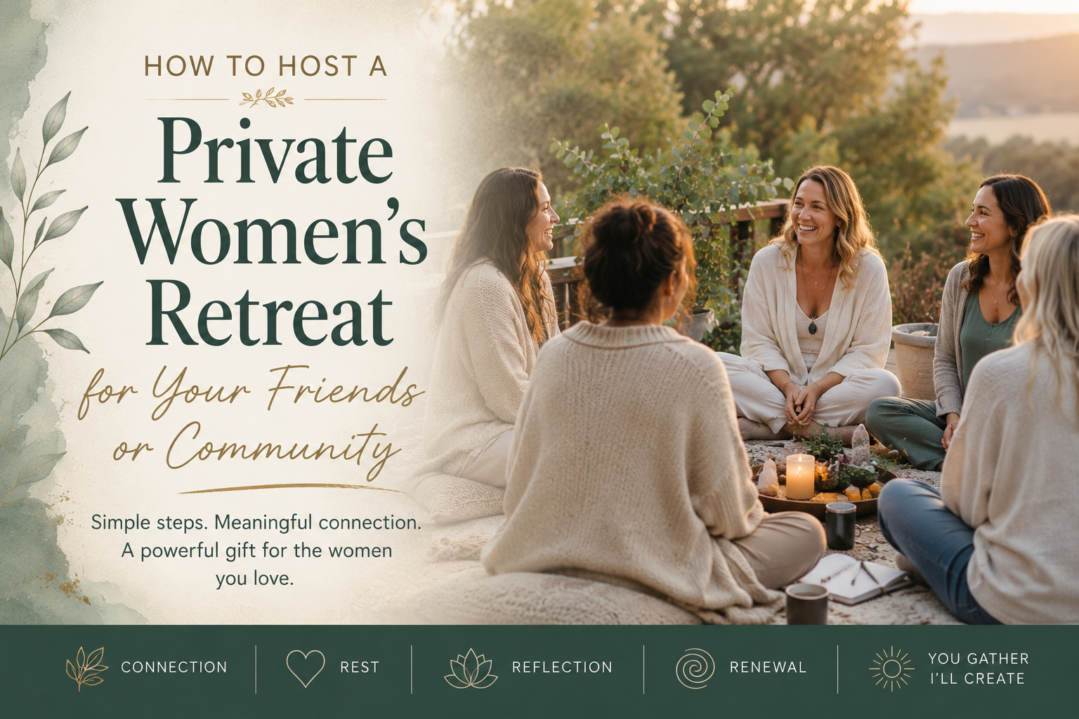 How to Host a Private Women's Retreat for Your Friends or Community