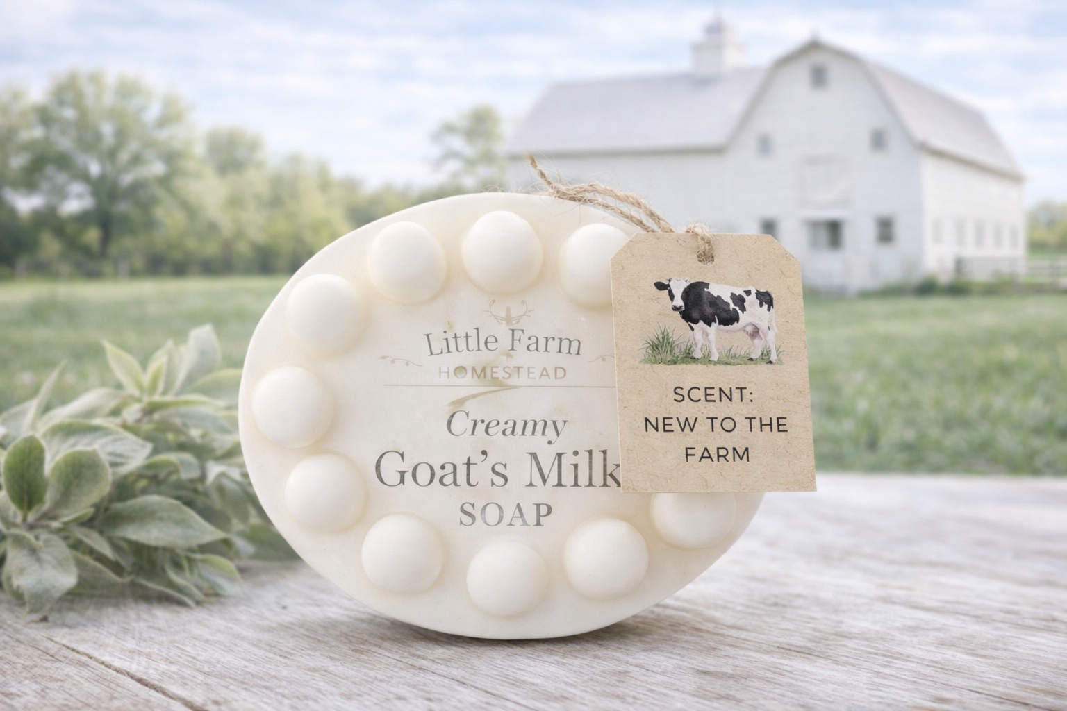 Goats Milk Soap Bar- NEW TO THE FARM