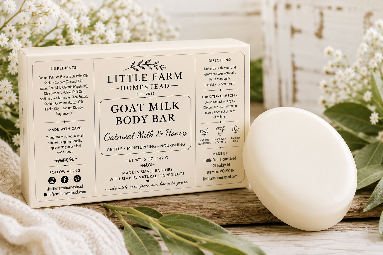 Goat's Milk Body Bar