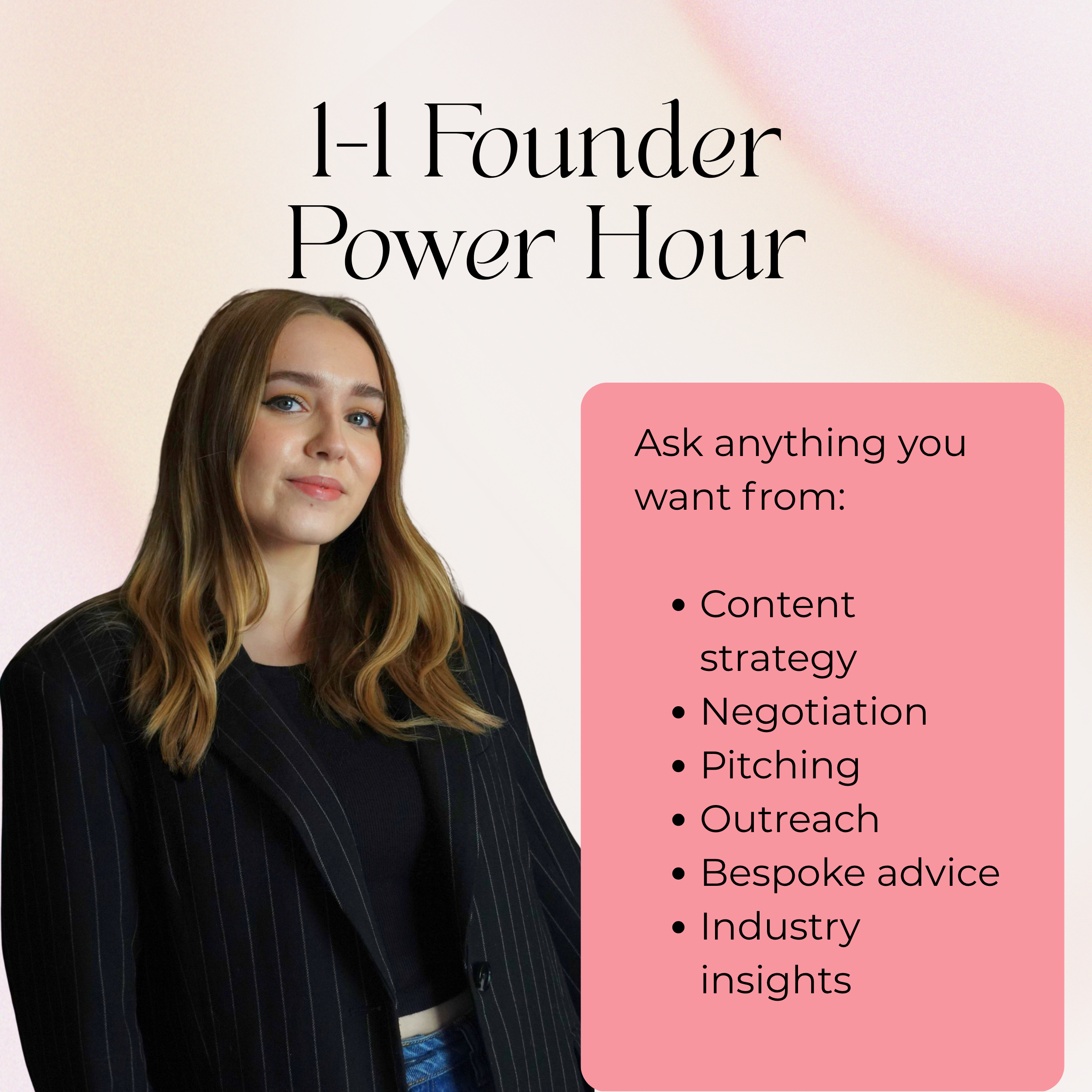1-1 Founder Power Hour