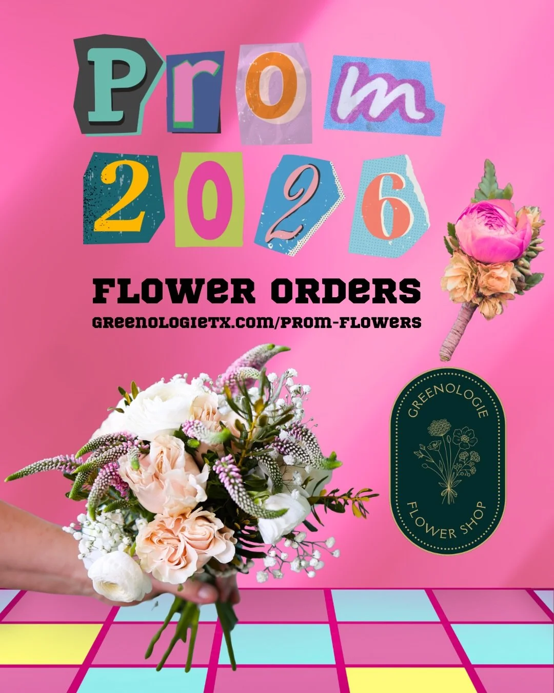 It&rsquo;s prom time! 💐 We are now accepting all the prom flower orders! We are offering bouquets, boutonni&egrave;res and wrist corsages.
For each, you can customize them by letting us know which styles and colors you are going for, and what ribbon