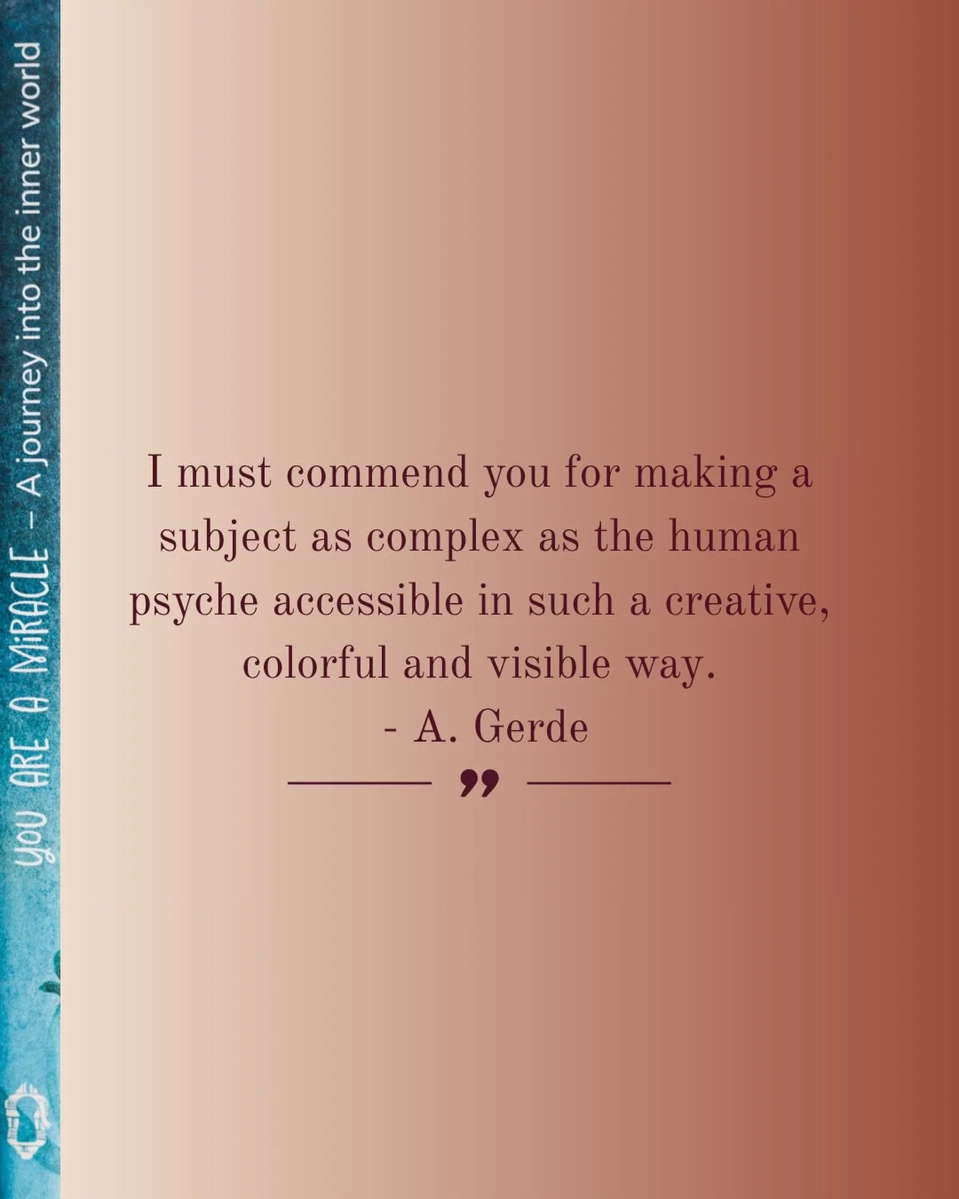 before even opening the book, our kickstarter supporters already made us smile 🧡

&ldquo;i must commend you for making a subject as complex as the human psyche accessible in such a creative, colorful and visible way.&rdquo; - A Gerde

this one reall