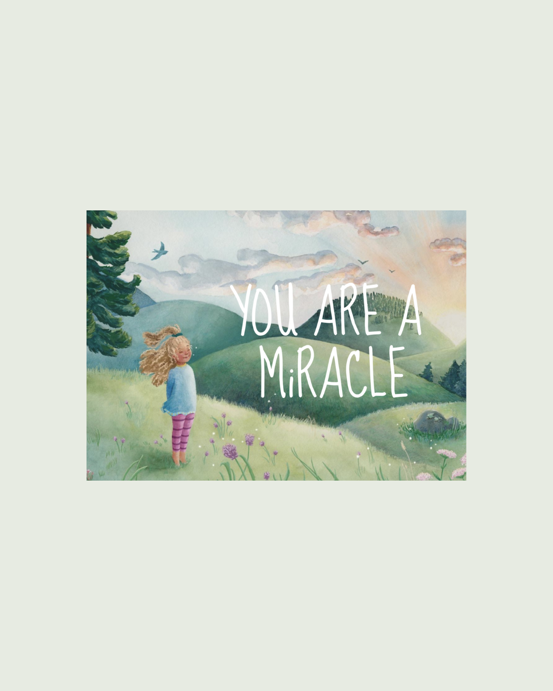 Postcard "You Are A Miracle"