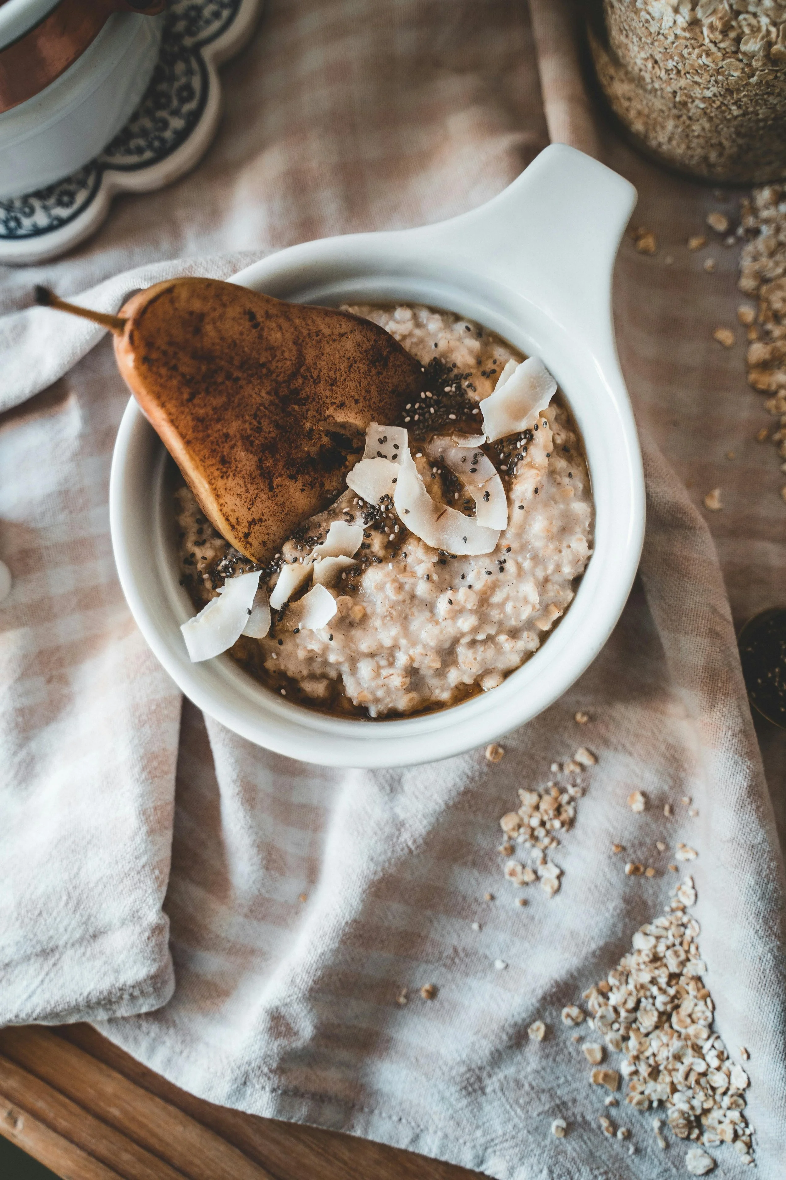 Mama First Days Porridge, a warm and nourishing dish for postpartum recovery