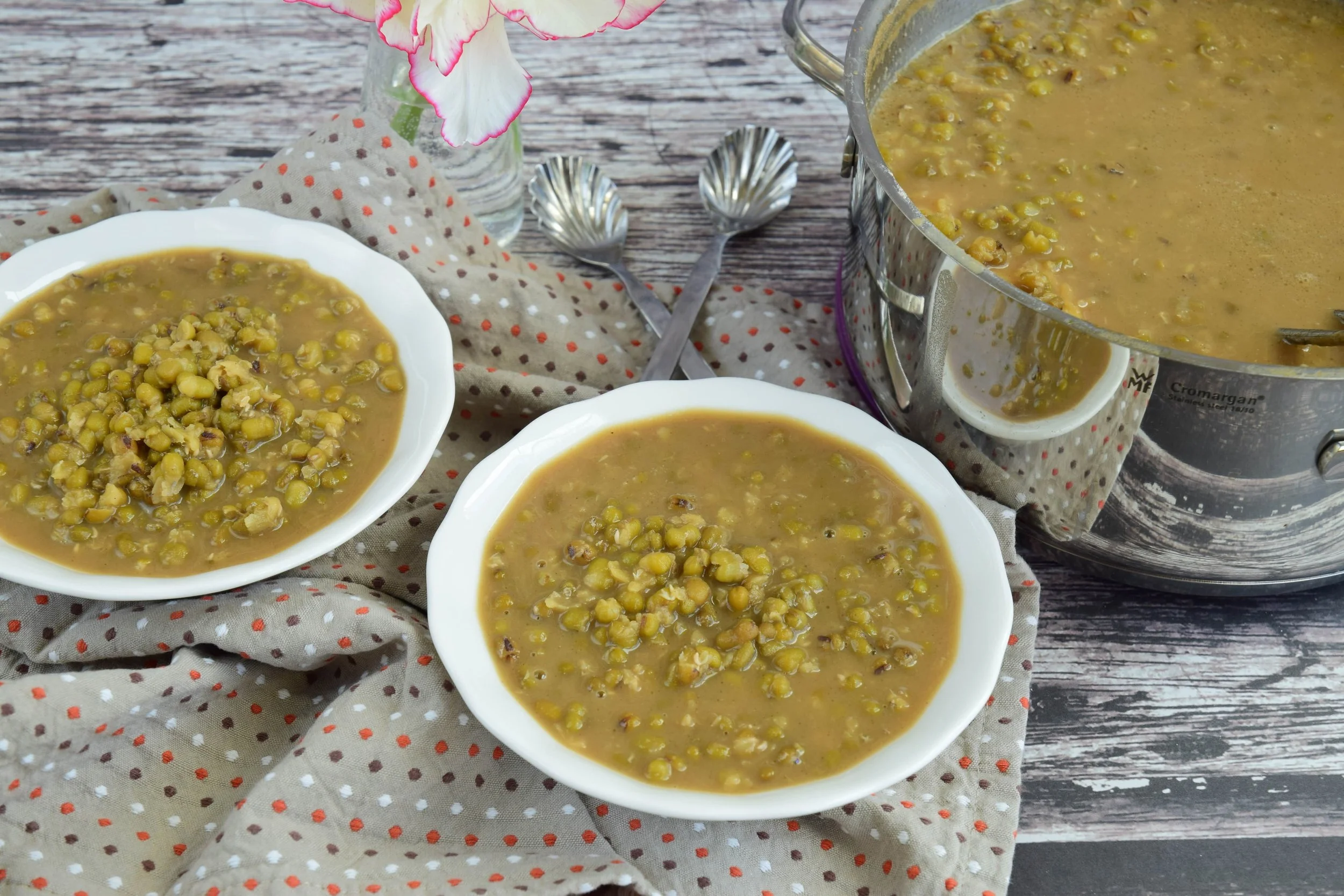 Kitchari, an Ayurvedic blend of rice and lentils to support postpartum healing