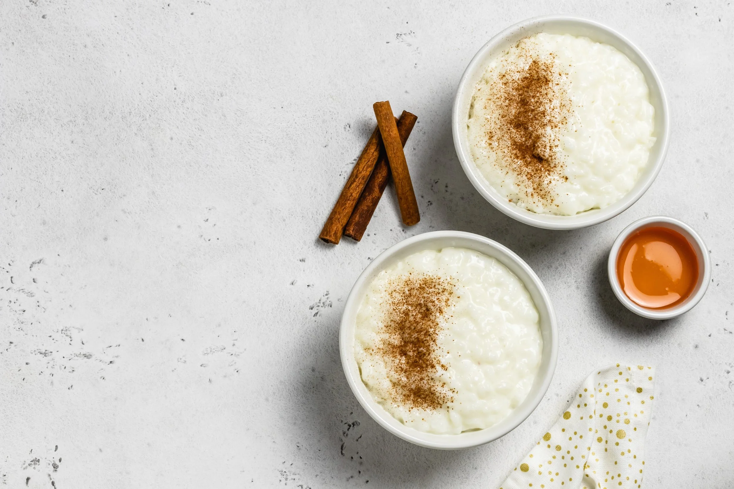 Creamy rice pudding, a soothing and nourishing dessert for postpartum recovery