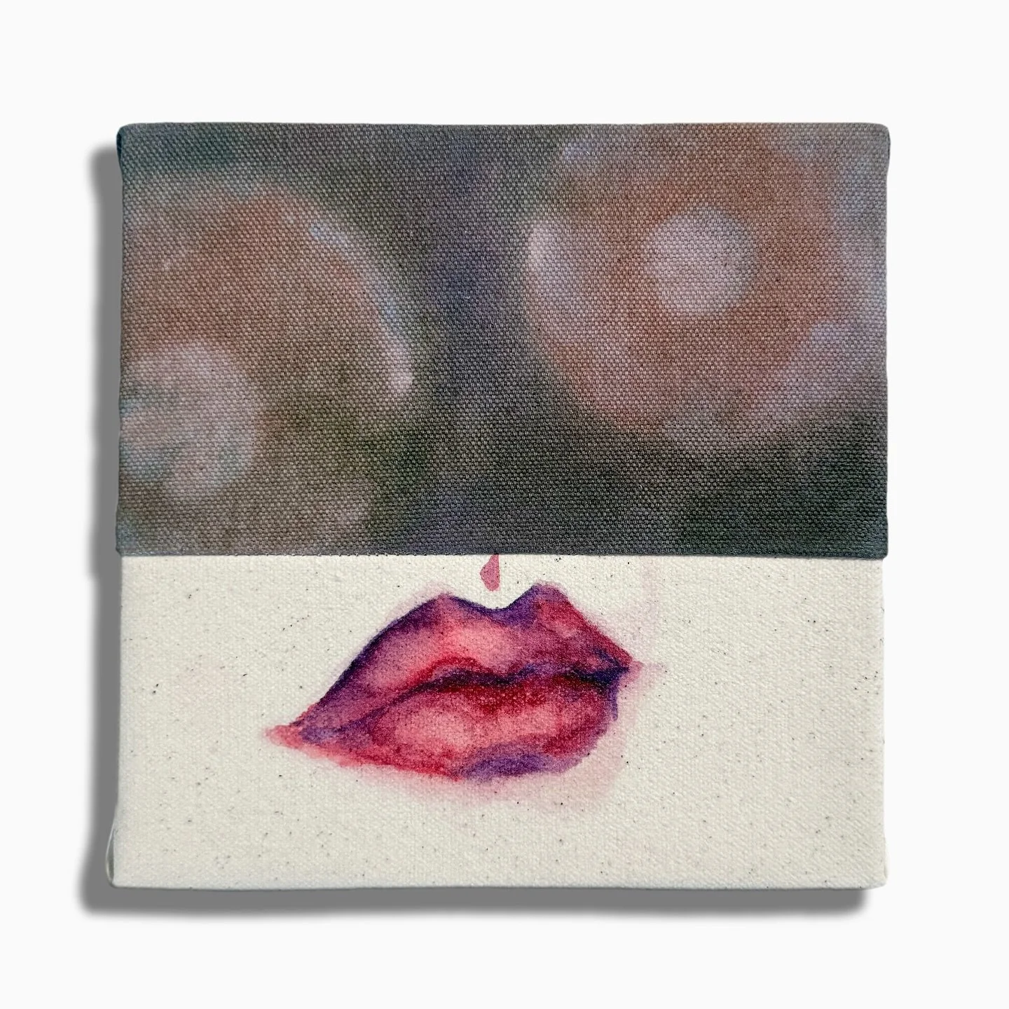 Bokeh Blindness, 2025

Small watercolor work on canvas. I dyed the layer on top and sewed it together. 

#art #artist #watercolor #mixedmedia #watercolorpainting #sewing #artstudio #artoninstagram #contemporaryart #artforsale #doyouknowwhatbokehis #a