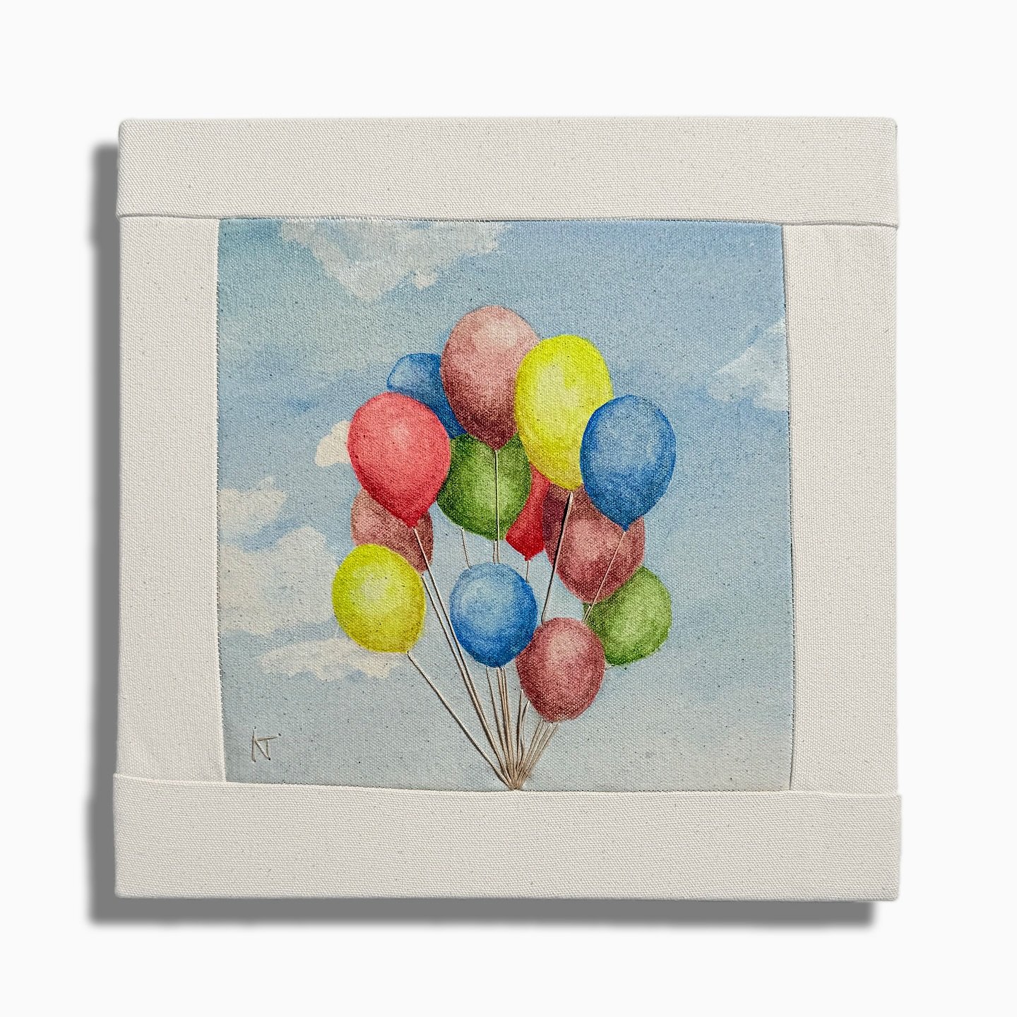 Float, 2025

Watercolor with thread

Each piece had a focus on contentment. The theme of the show was celebration and I wanted to make something that relates to what&rsquo;s good about life without being overstimulating.