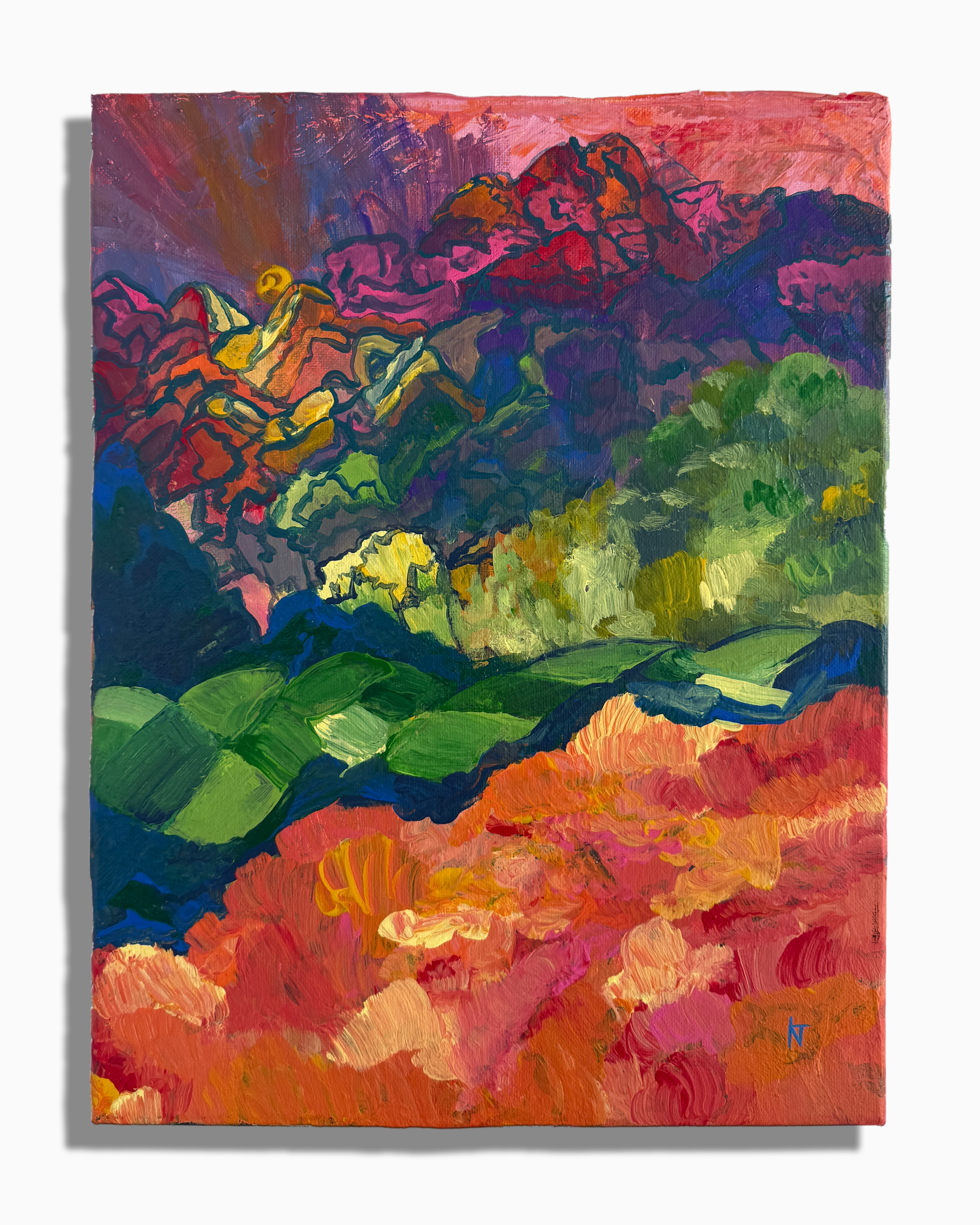 Abstract Landscape (11" X 14") - $30