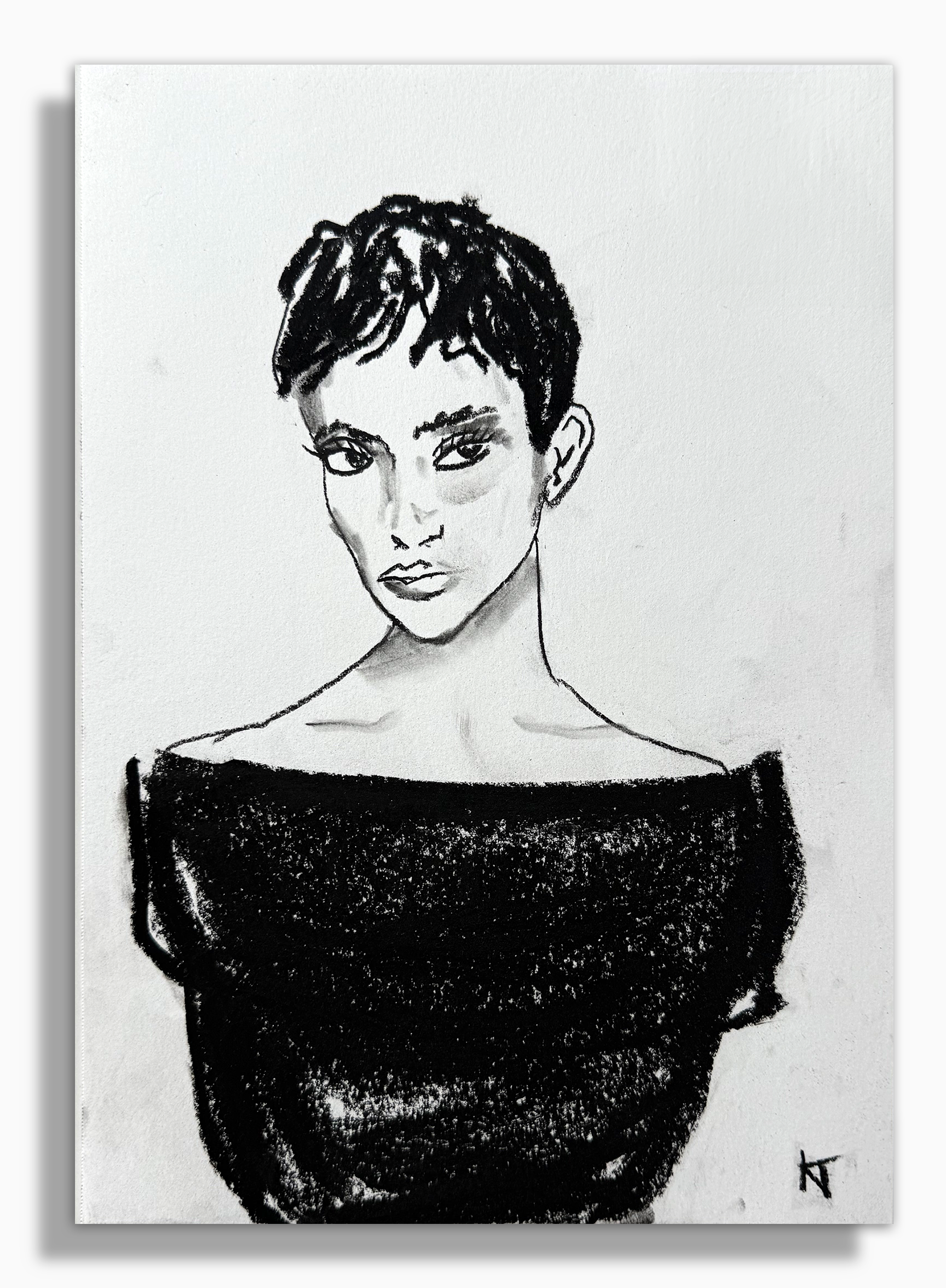 Charcoal Portrait 21