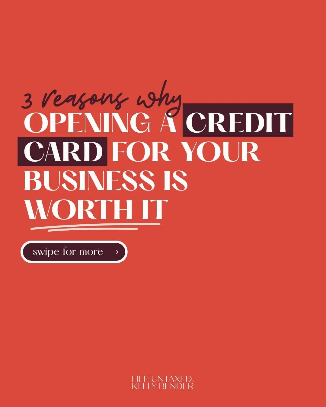 You might be sleeping on one of the easiest ways to level up your business&hellip;A business credit card!💳

It&rsquo;s not just about points. It&rsquo;s about flexibility, organization, and building long-term financial health. 

Let&rsquo;s break it