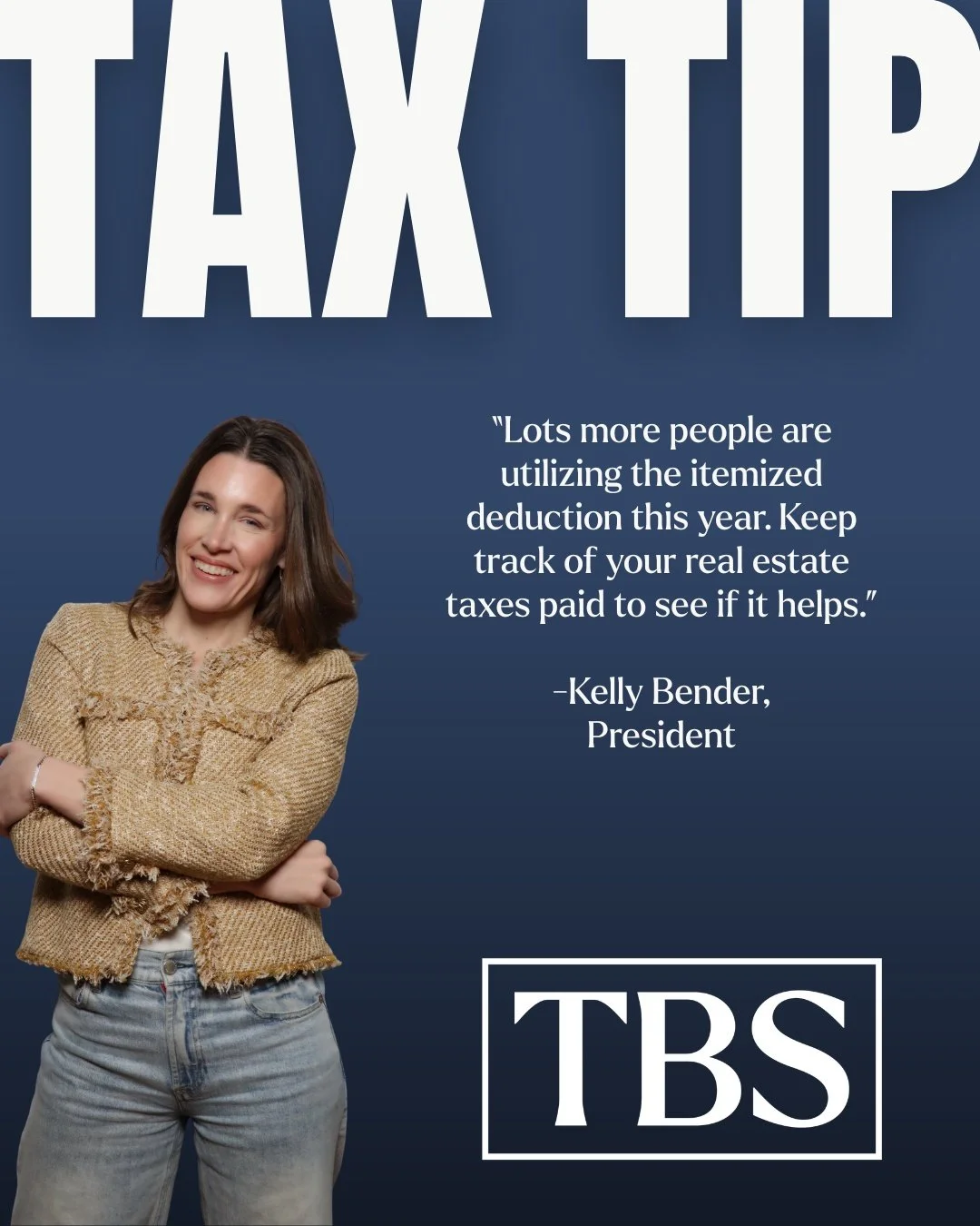 Tax Tip Tuesday!✨

This year looks a little different for many filers, and those property tax payments could make a meaningful impact on your return.

If you&rsquo;re unsure whether itemizing or taking the standard deduction makes more sense, let&rsq