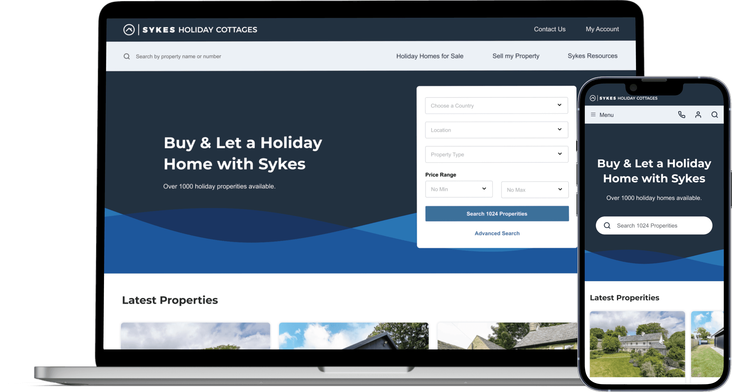 Website device mockup