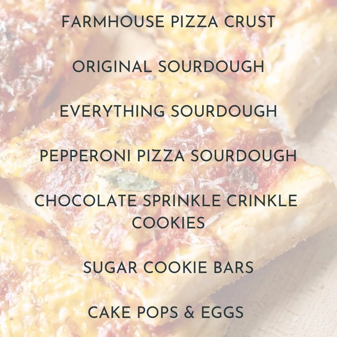 Lots of yummy choices at the Dough House this weekend! 🍞

We&rsquo;re especially excited to roll out our new farmhouse pizza crust&mdash;made with clean, simple ingredients so you can feel good while you indulge. Just add your favorite toppings at h