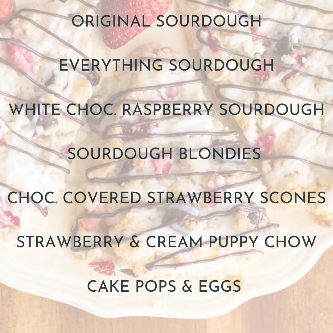 Better late than never&hellip; the Dough House is open for the weekend! ❤️

Stop by to find lots of Valentine&rsquo;s Day&ndash;themed treats, perfect for sharing (or keeping all to yourself). Quantities will be limited, so come early for the best se