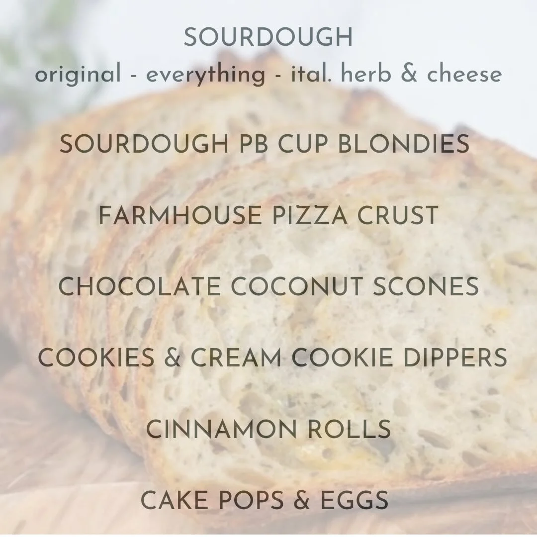 The sunshine and warmer days have completely rejuvenated our baking souls ☀️ 🥖 

The Dough House has been extra busy this week, and we&rsquo;re not holding anything back. You&rsquo;ll find multiple new flavors fresh from the oven alongside some of o