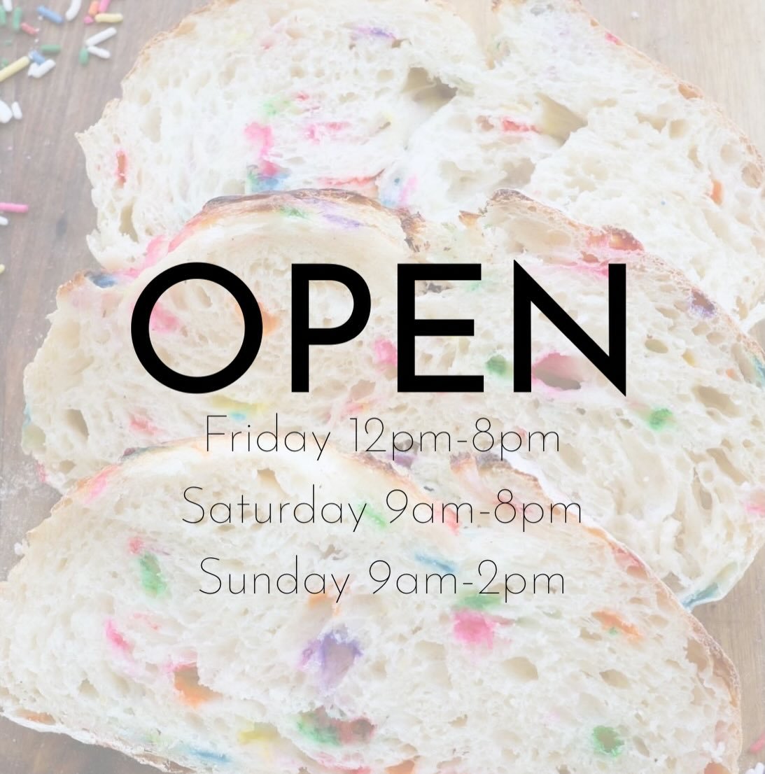 The Dough House is open for the weekend. 🤍

You&rsquo;ll find a limited menu today (Friday) as we&rsquo;re taking a little time to enjoy a family day, but the shelves will be fully restocked Saturday morning.

Available this week:
&bull; OG Sourdoug