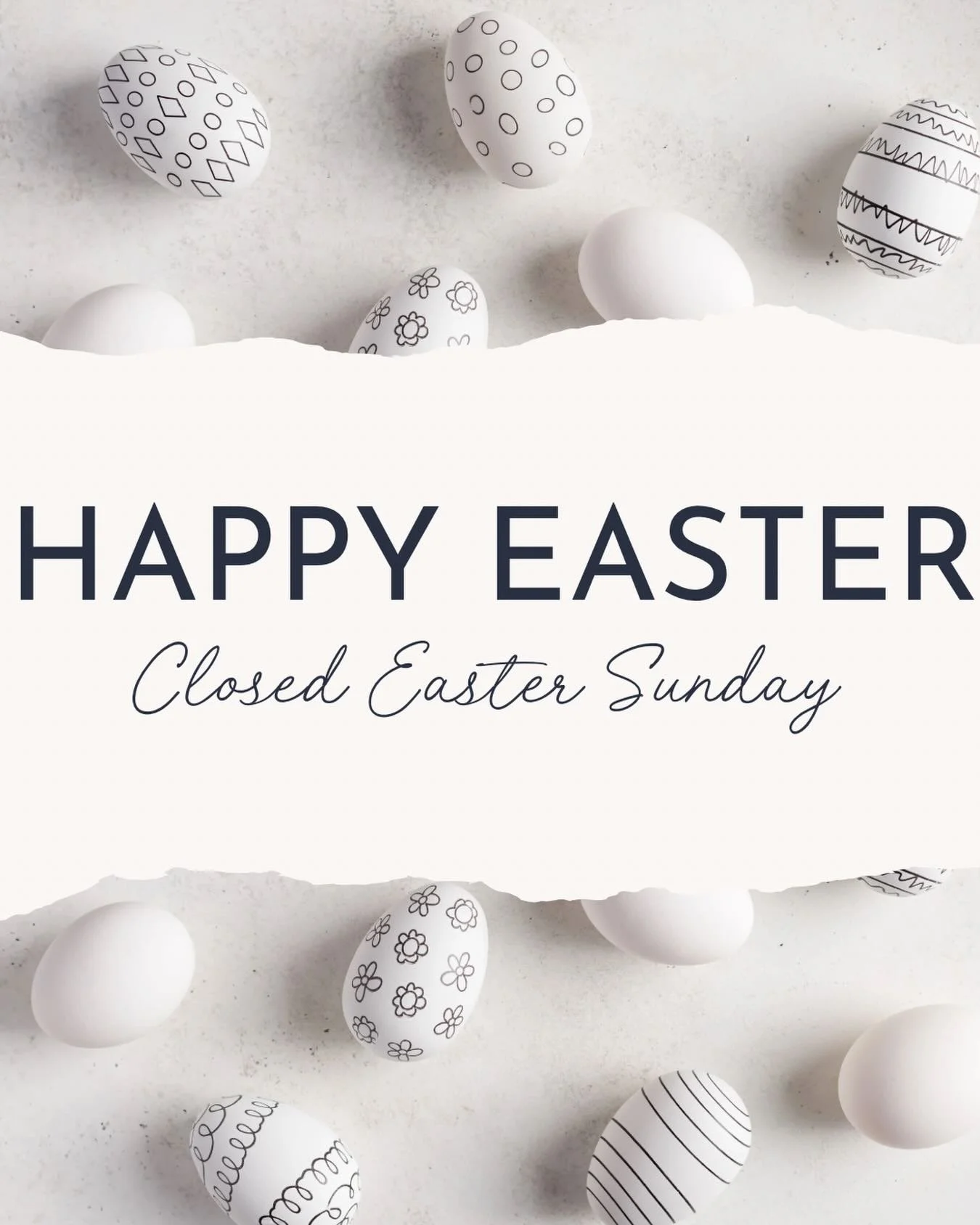 Well&hellip; you did it again. In just two short days you sold out the Dough House. We are so grateful for each and every one of you who stopped by to pick up something sweet for your Easter celebrations. 🤍

With that being said, we will be closed t