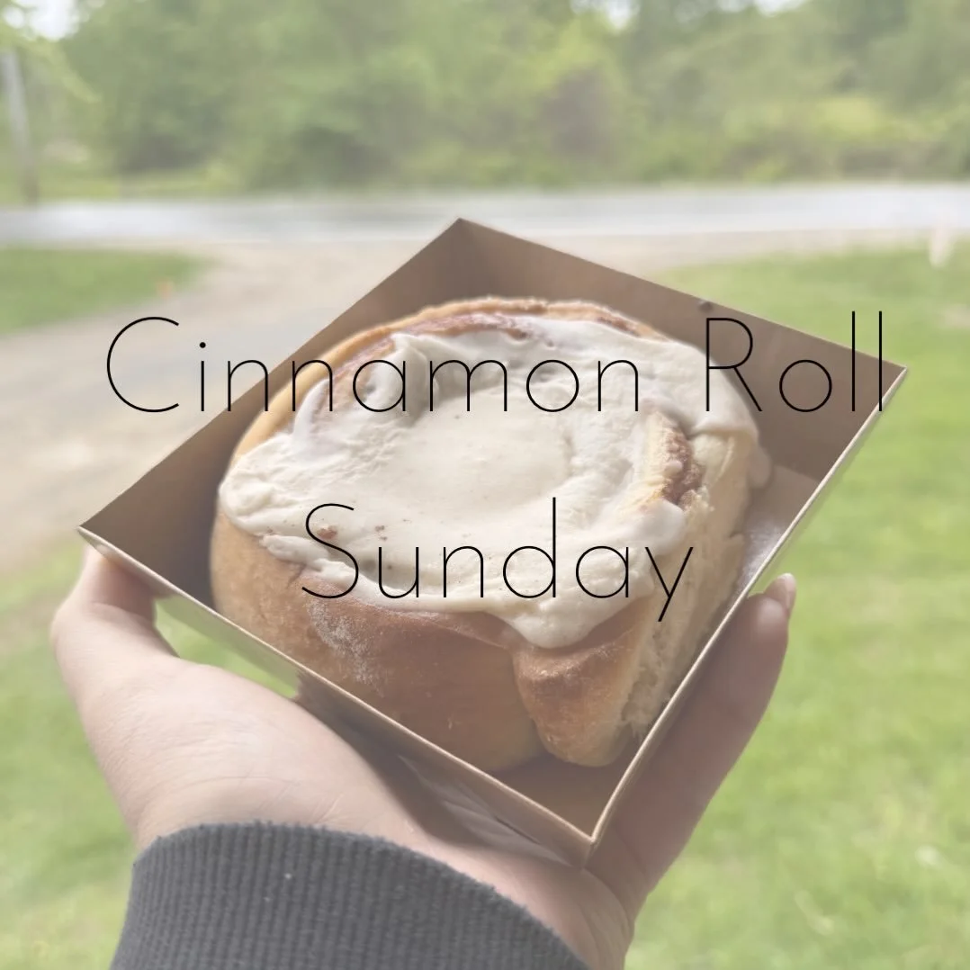 I&rsquo;m officially declaring today Cinnamon Roll Sunday 🤎☔️

Don&rsquo;t let the raindrops stop you from making a sweet stop at the Dough House today. Rainy days and brown butter maple cinnamon rolls just belong together ✨