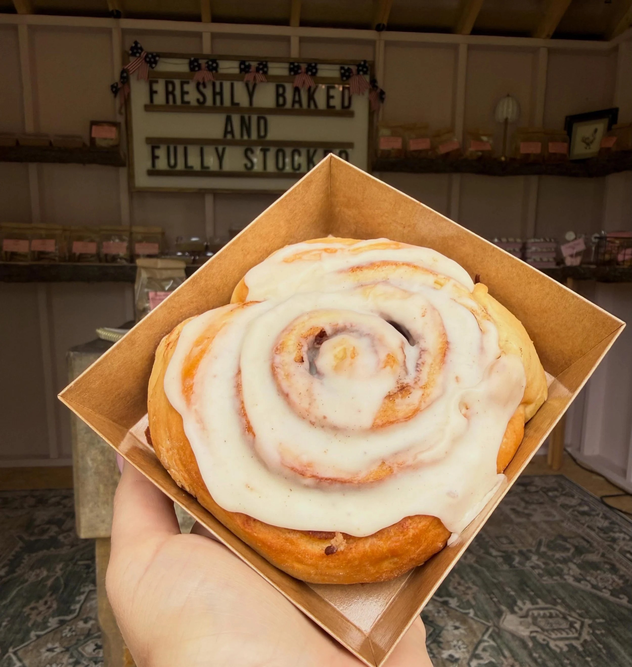 I say we start a new trend&hellip; who&rsquo;s on board for Cinnamon Roll Saturdays? 🙋&zwj;♀️

And not just any cinnamon rolls&mdash;our famous brown butter maple farmhouse cinnamon rolls. Soft, gooey, packed with flavor, and fresh from the oven at 