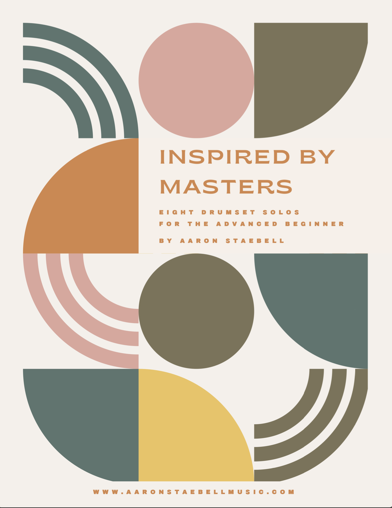 Inspired By Masters (Drumset Solos for the Advanced Beginner)